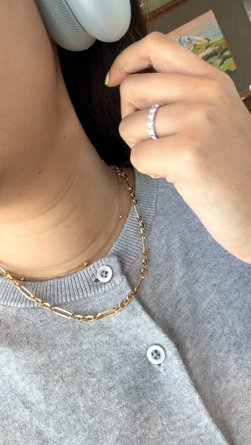 DIVA Paper Clip Necklace