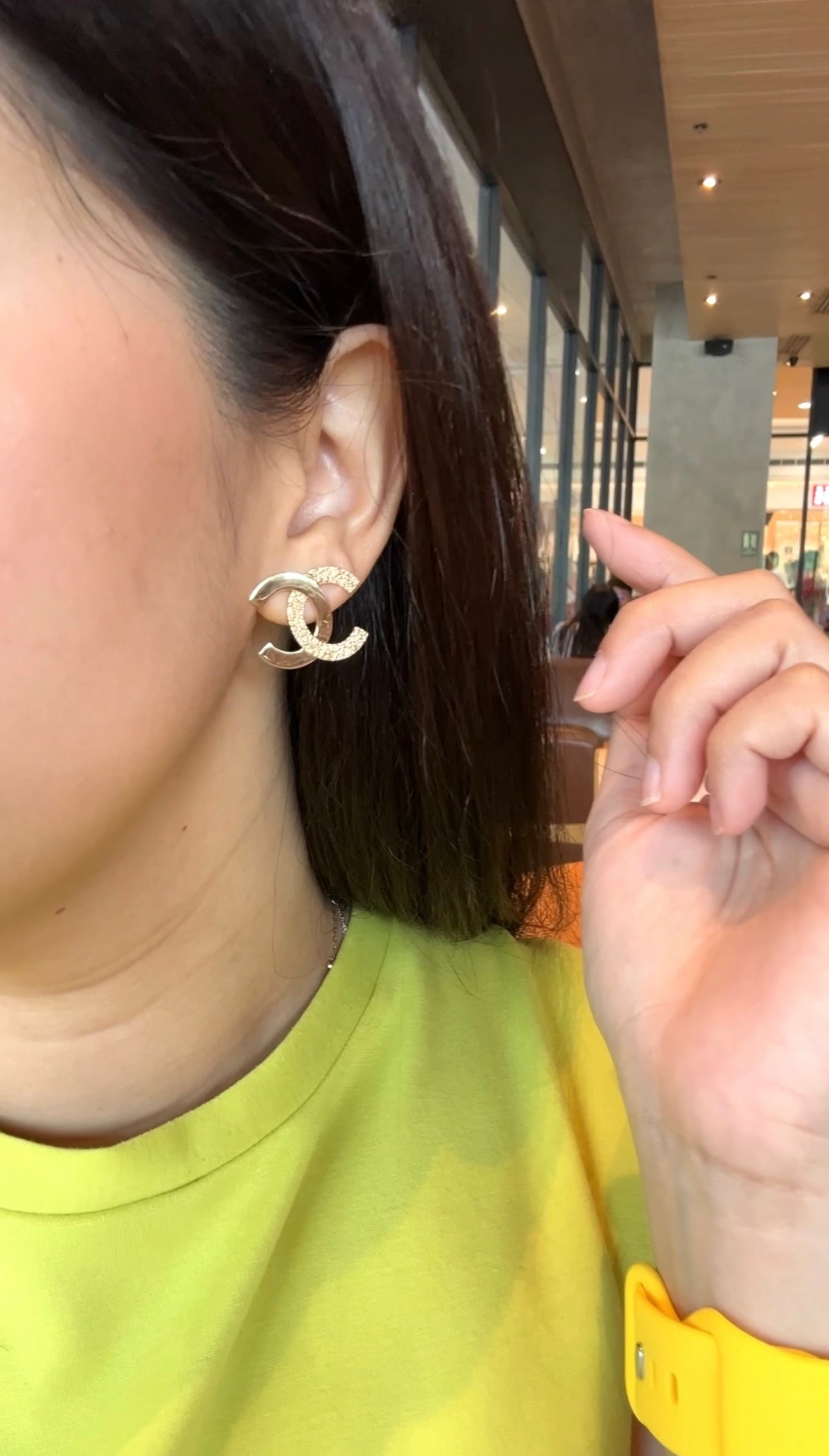 CELESTE CC Gold Earrings