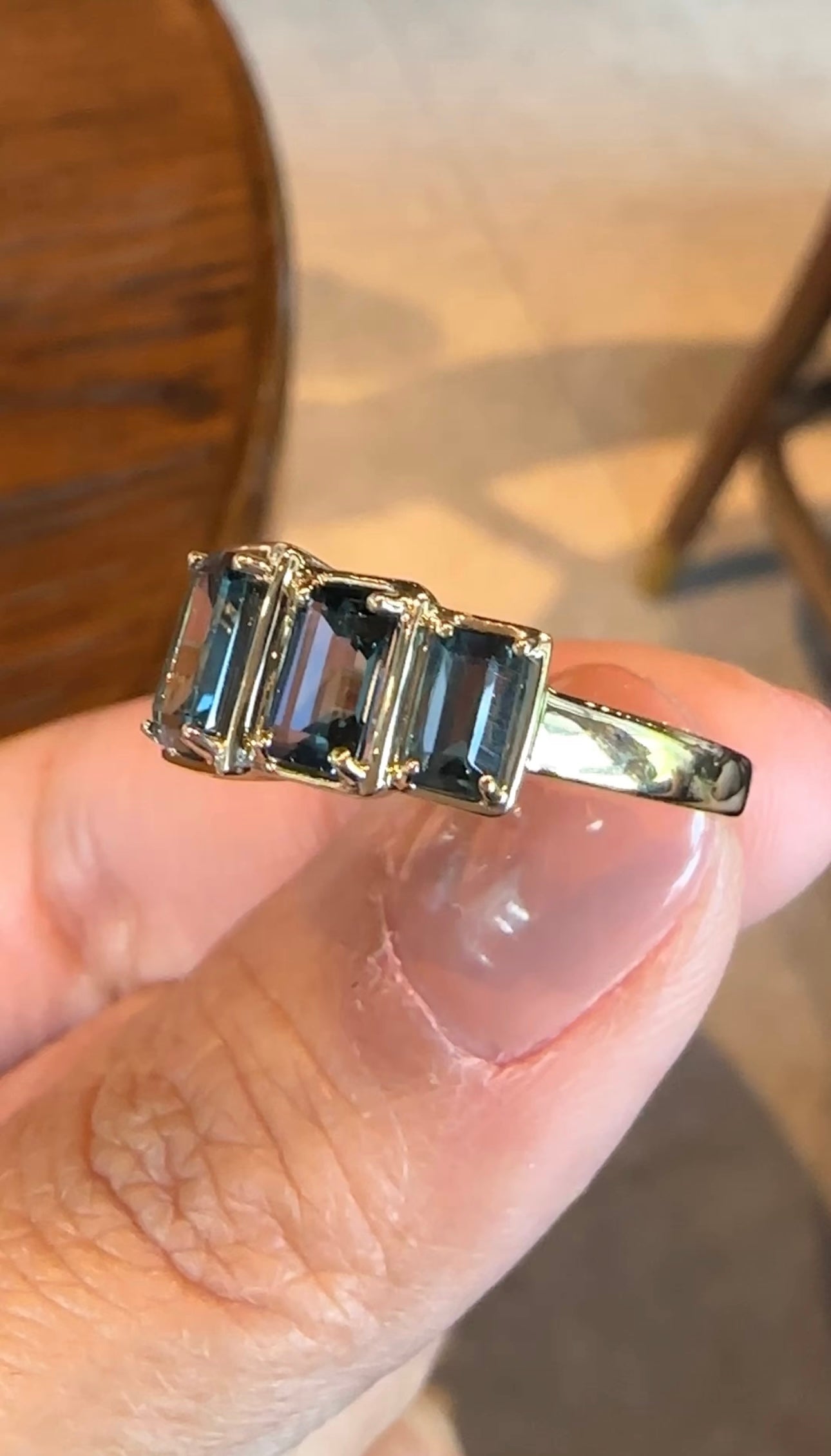 ANNALISE Blue Topaz Ring