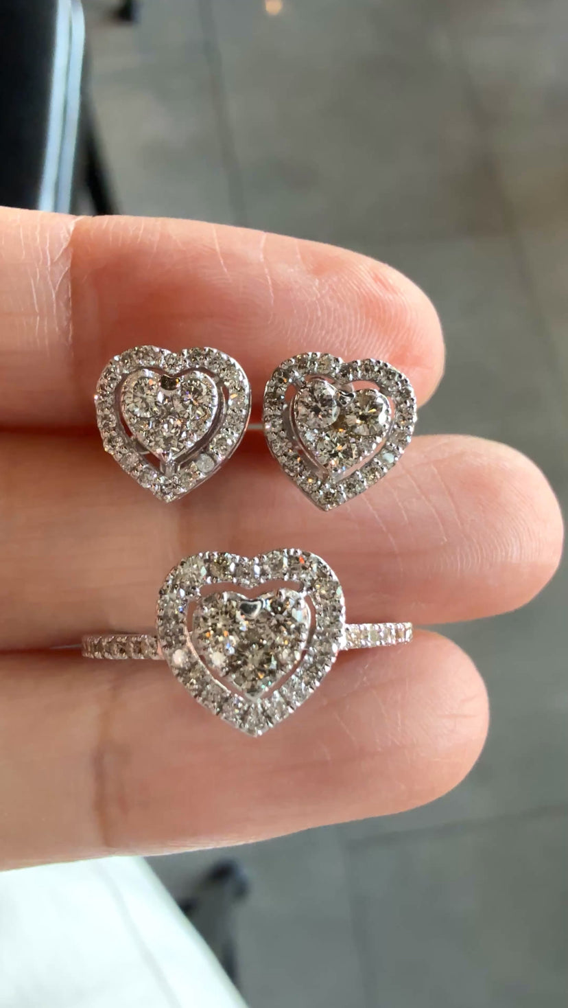 PERRIE Heart Diamond Ring