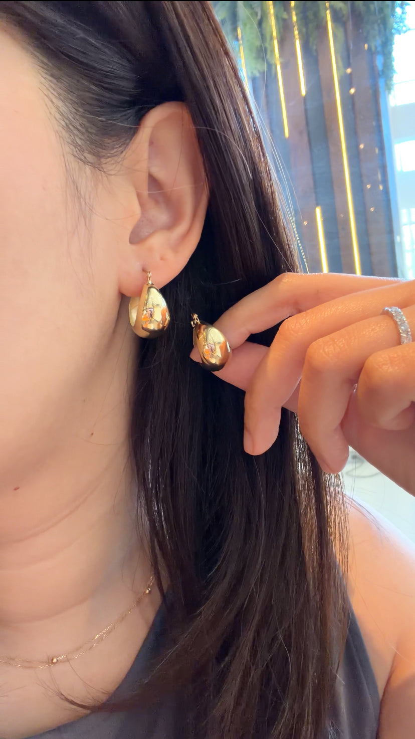 HARI Golden Hoop Earrings