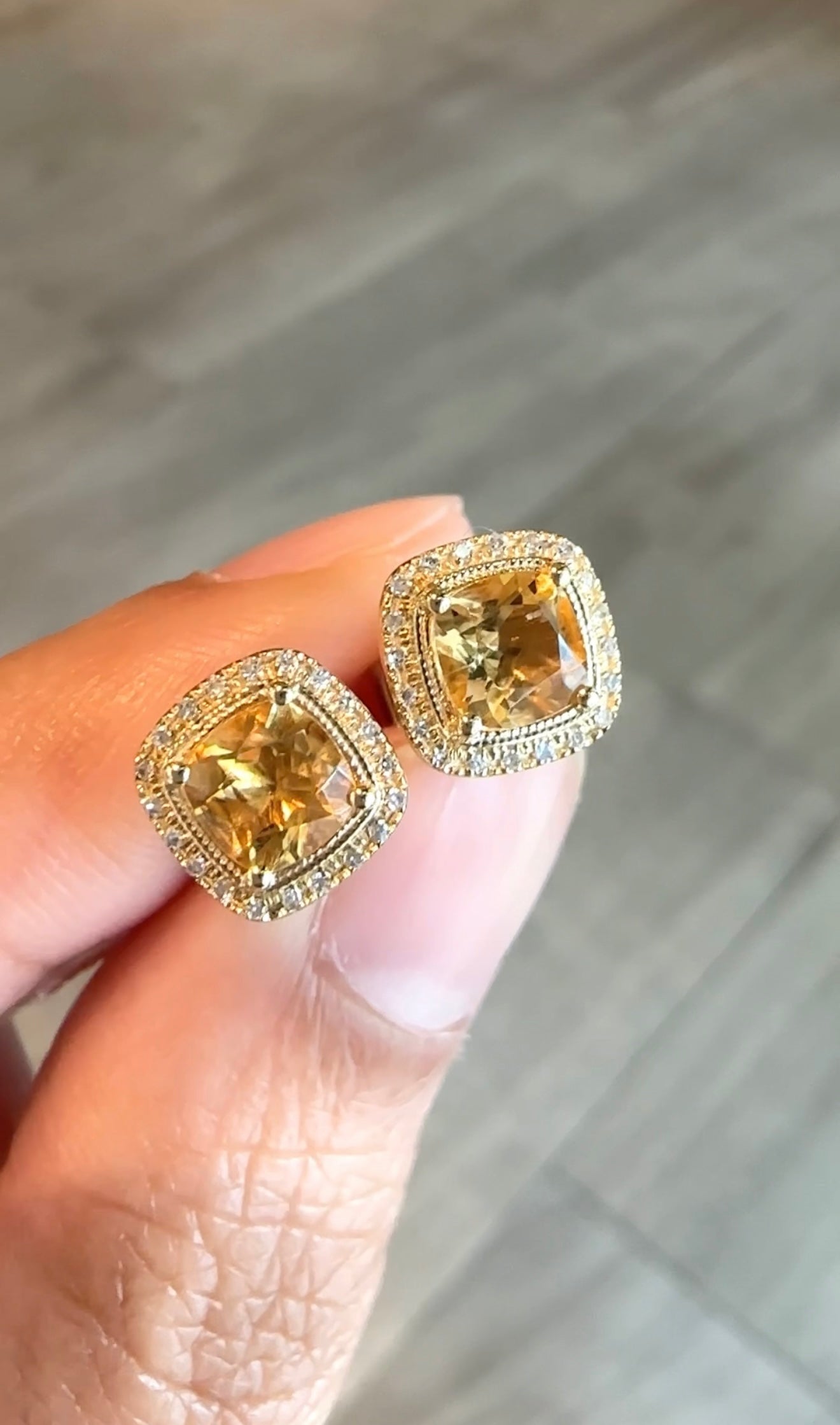 Carol Citrine Earrings