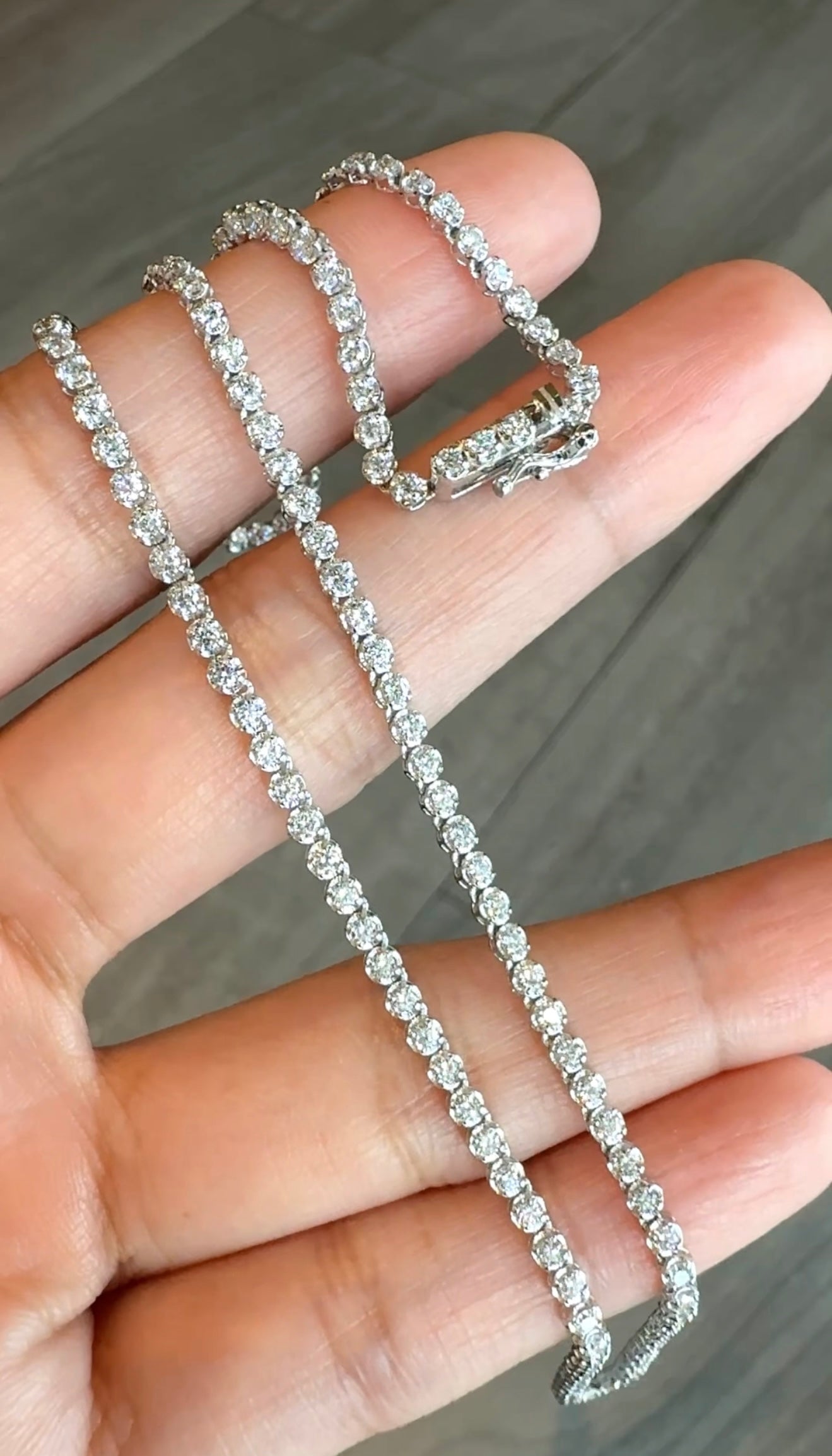Tanya Tennis Necklace