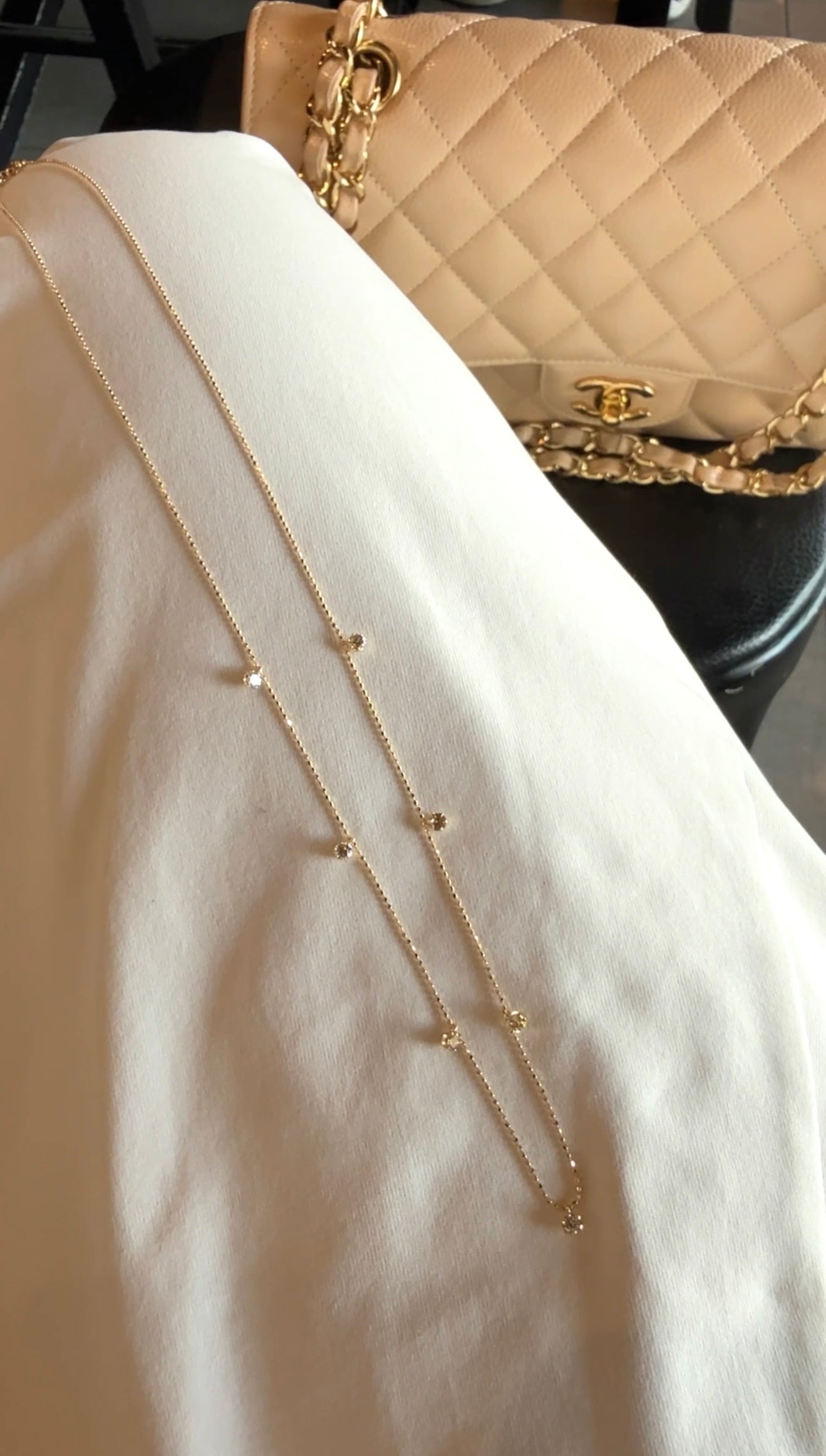 Station Diamond Necklace