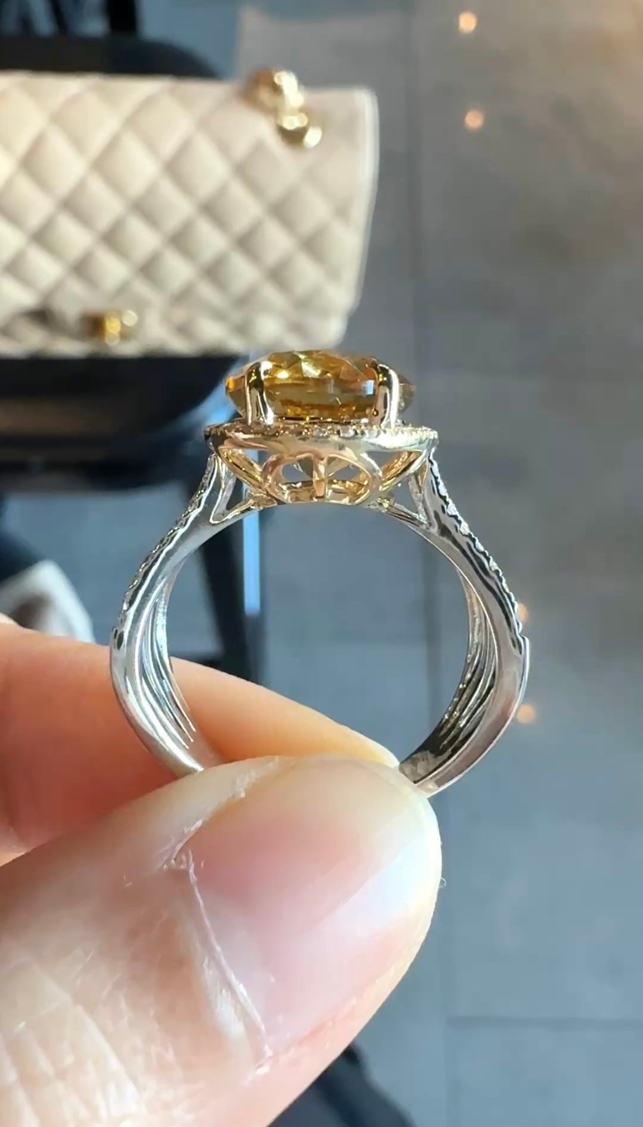 Sol Citrine Cocktail Ring