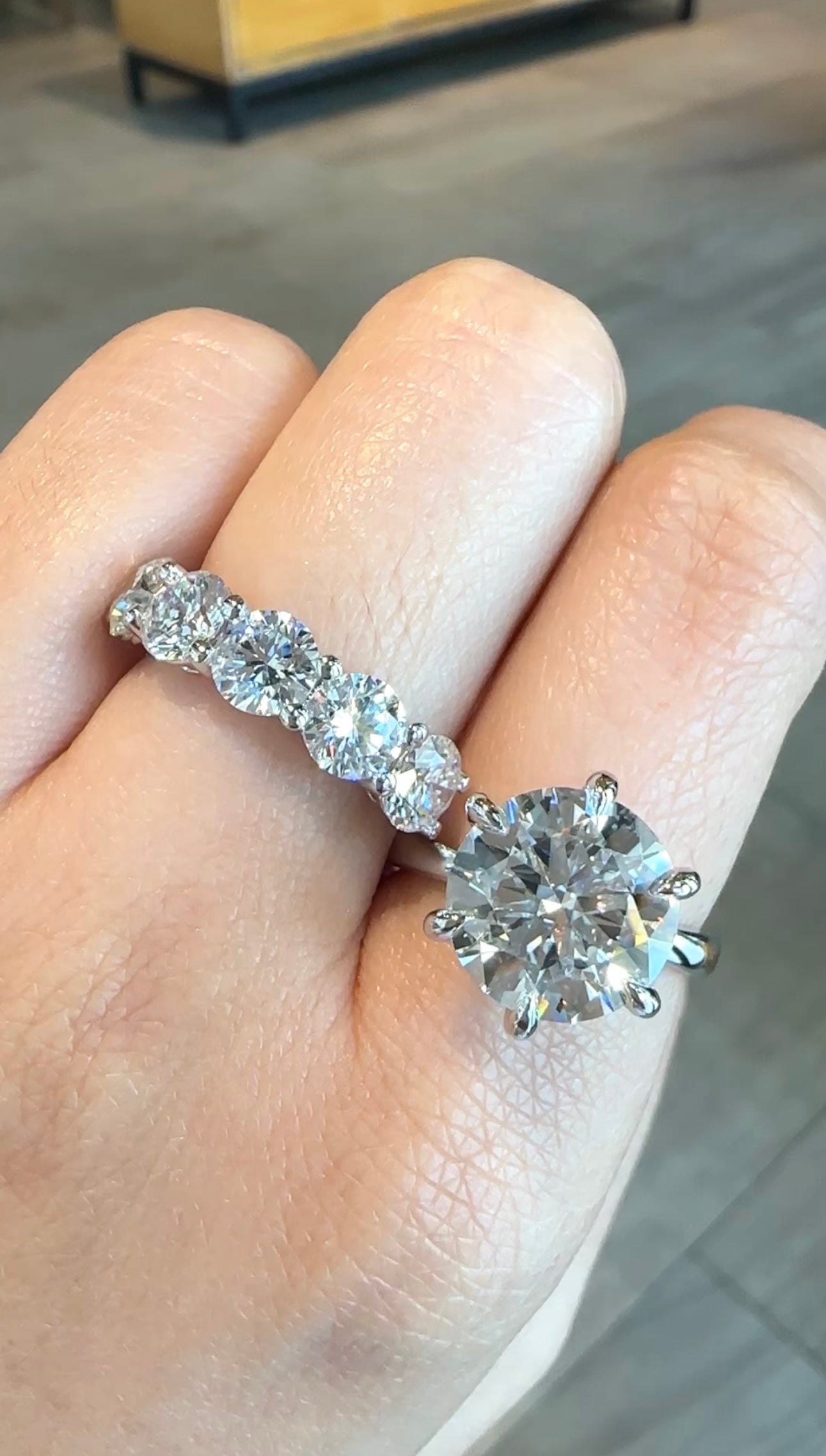 Bea Half Eternity Ring