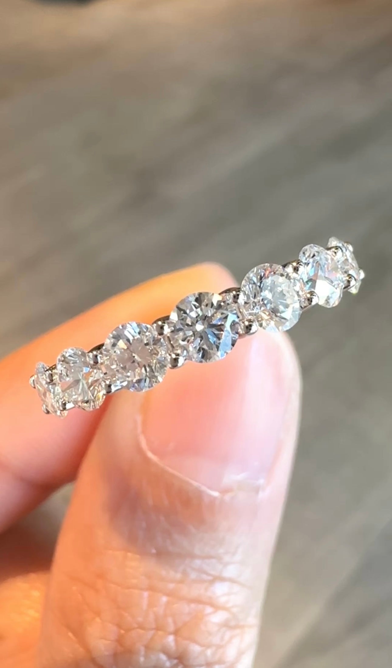 Sarah Half Eternity Ring
