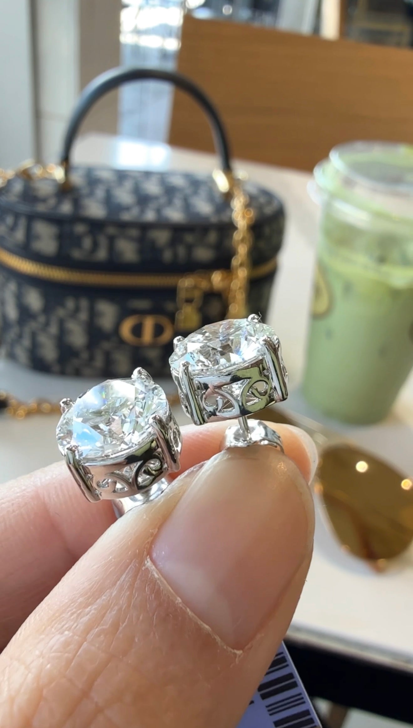 Dana 3-Carat Diamond Earrings