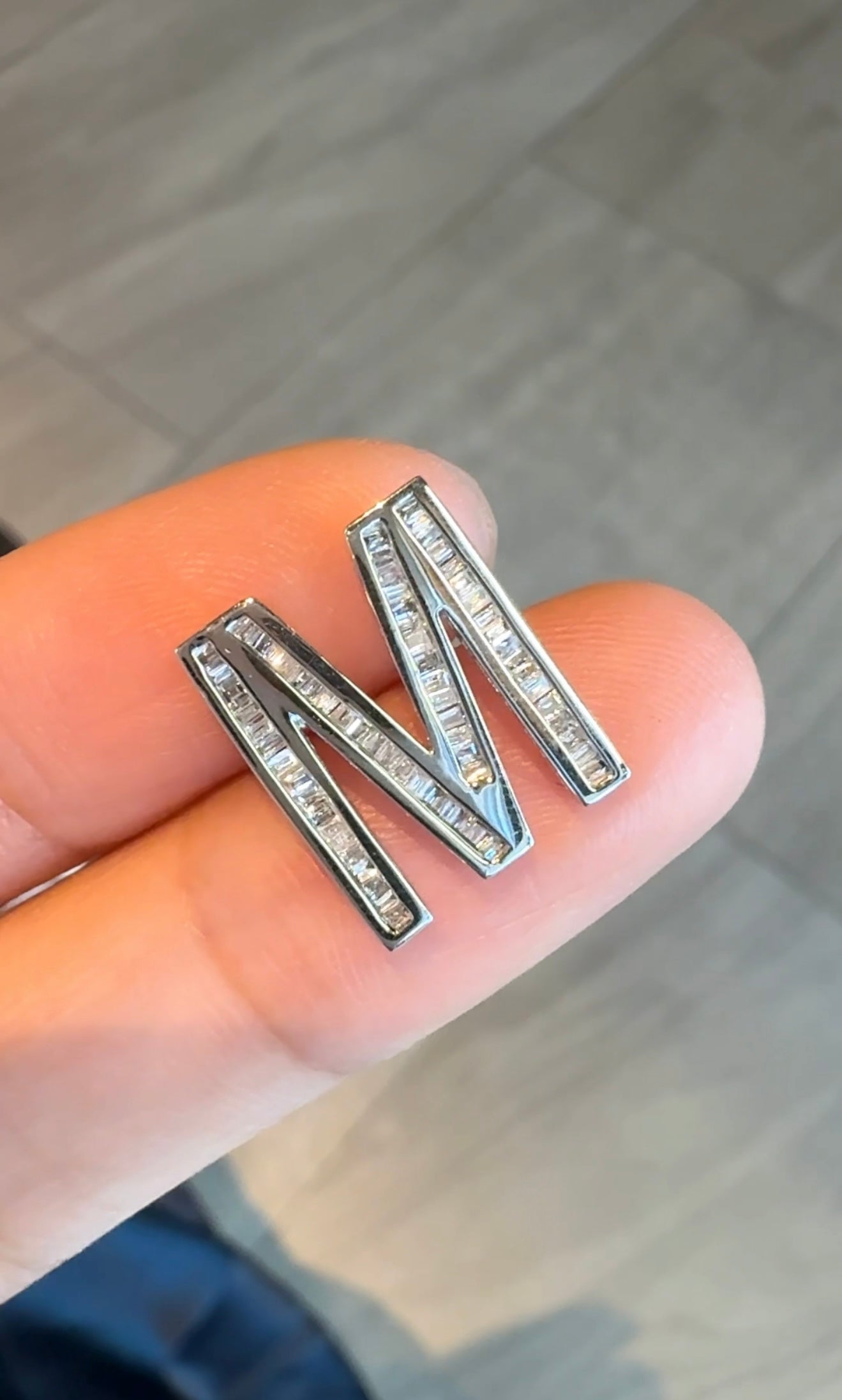 Letty M Diamond Pendant
