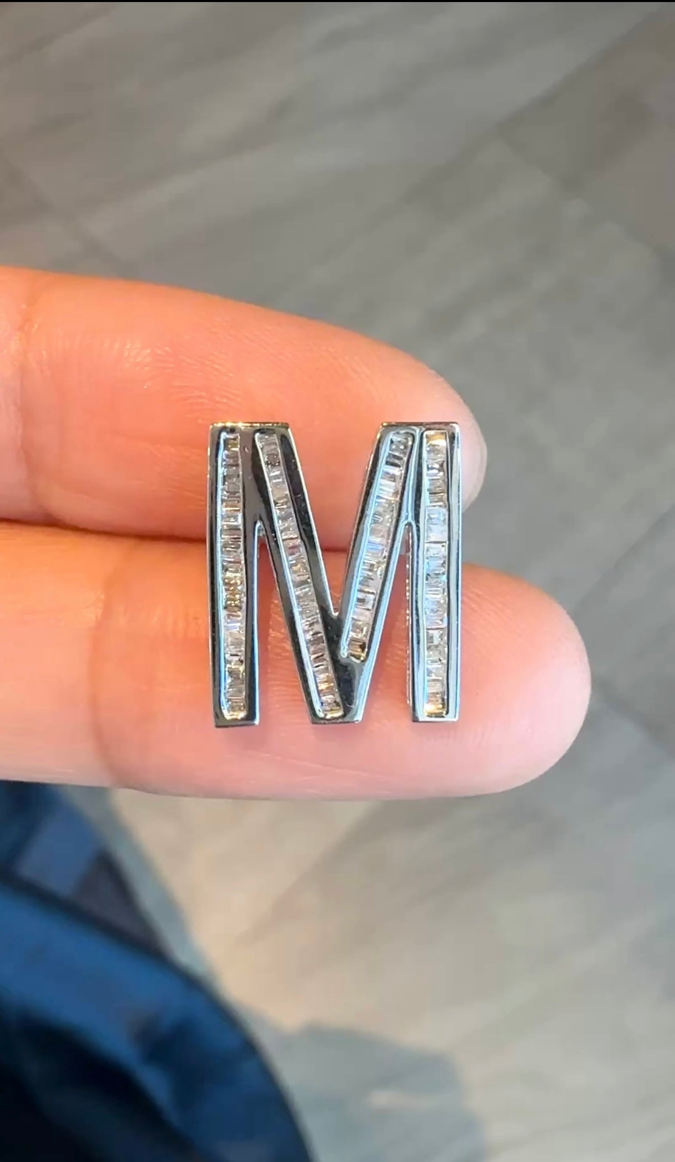 Letty M Diamond Pendant