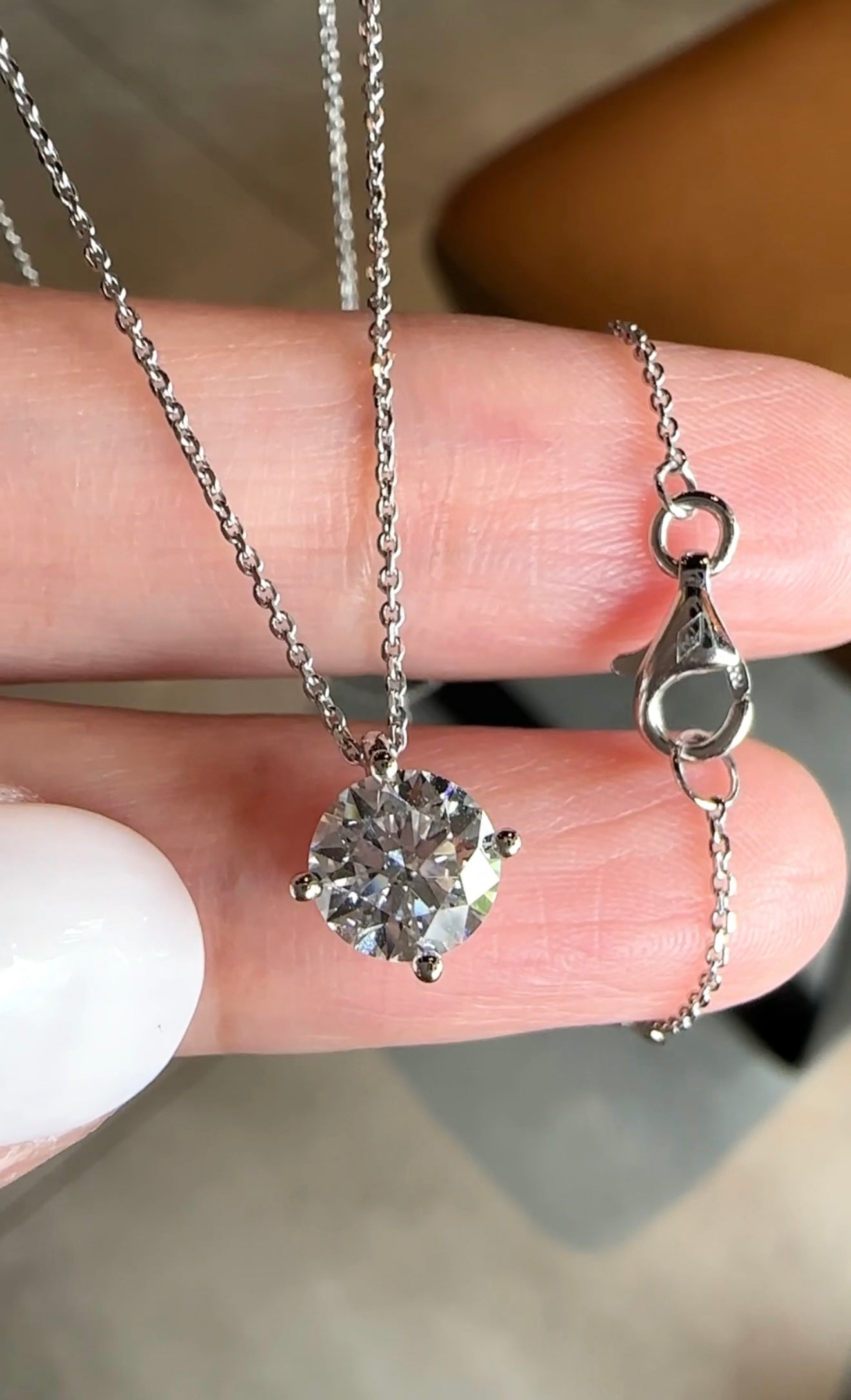 Eli Solitaire Necklace