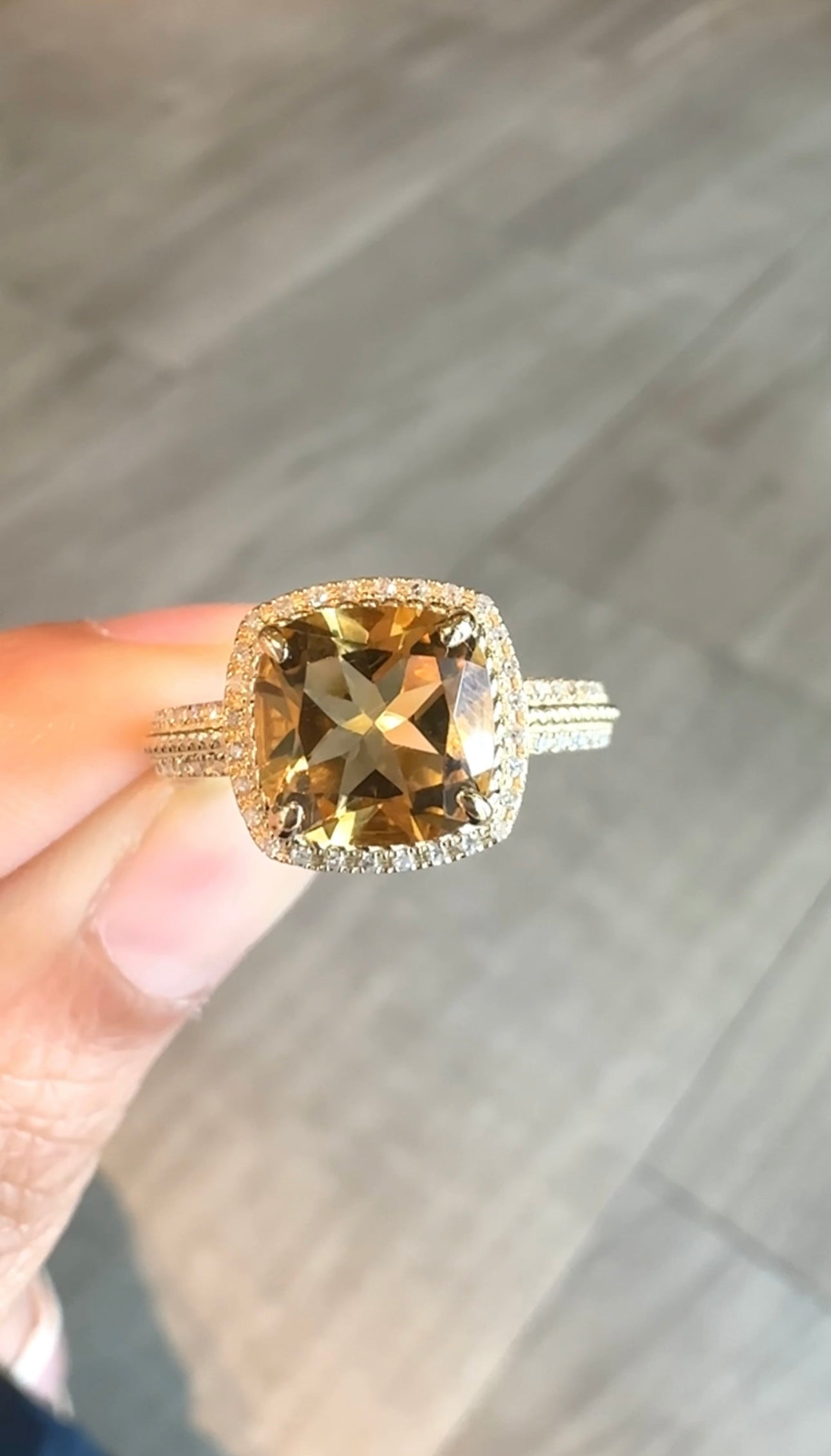 Carol Citrine Ring