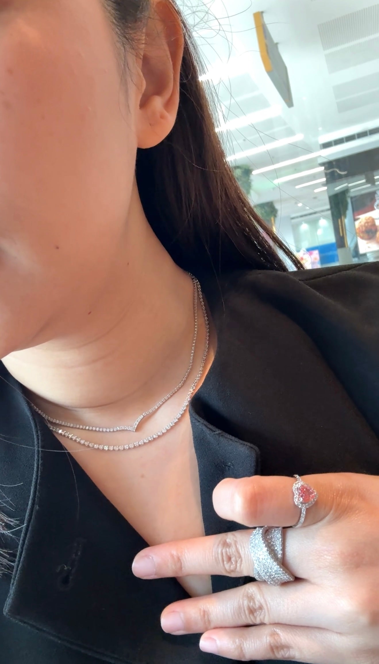 Tanya Tennis Necklace