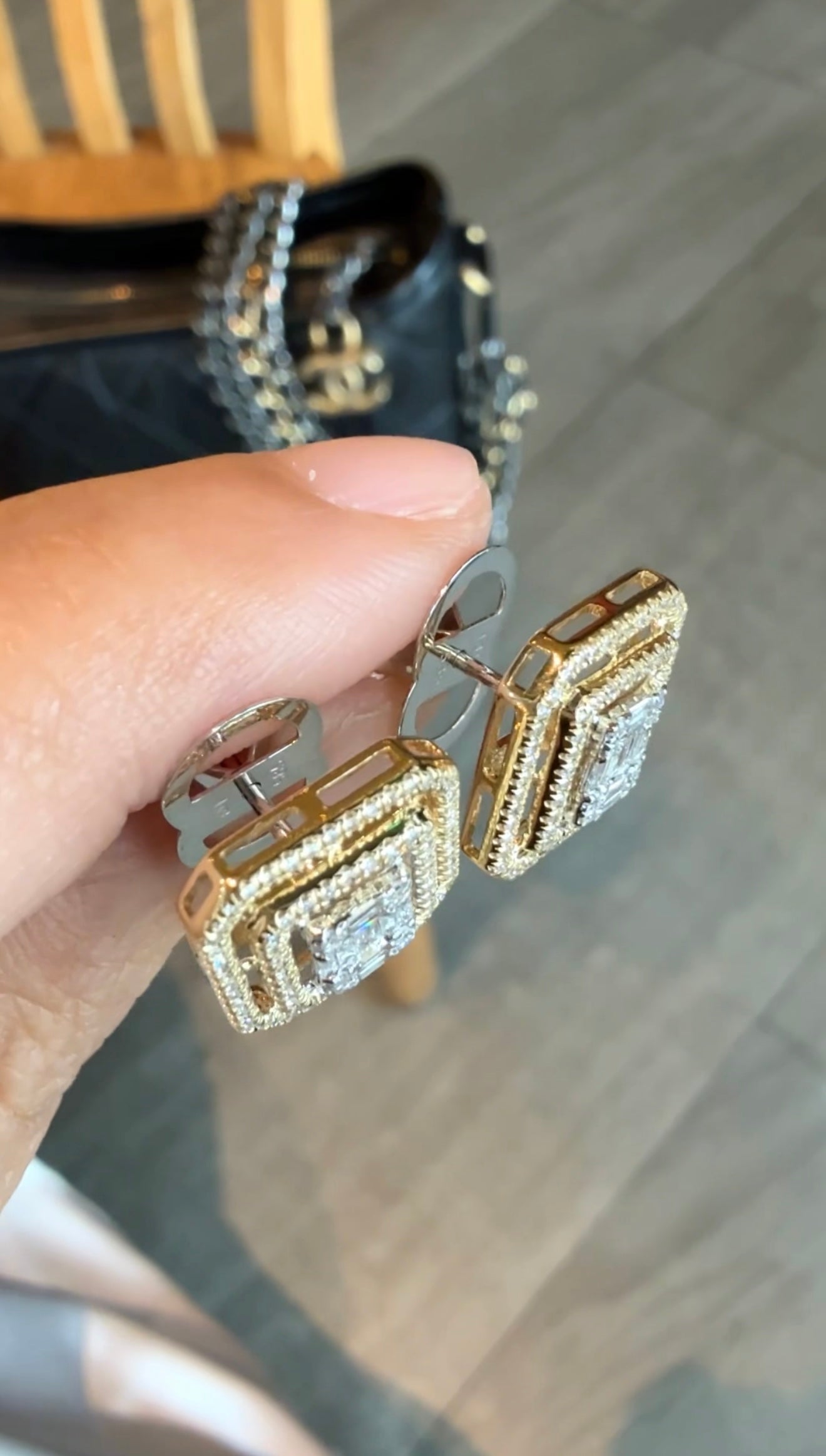 Ezra Diamond Earrings