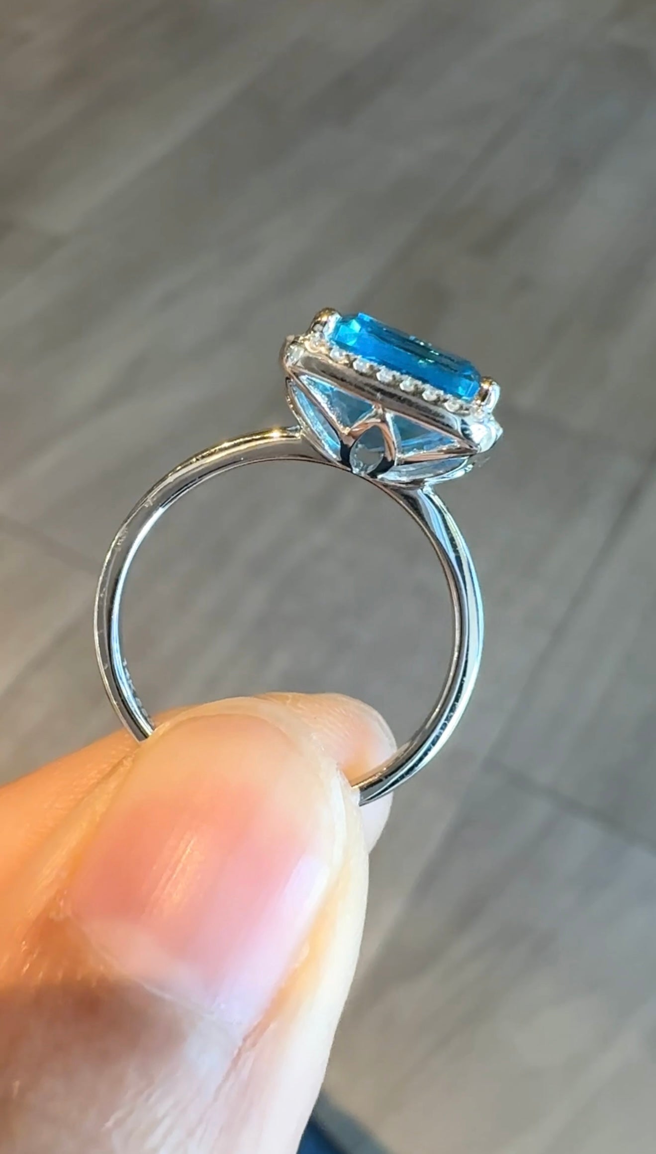 Taylor Blue Topaz Ring