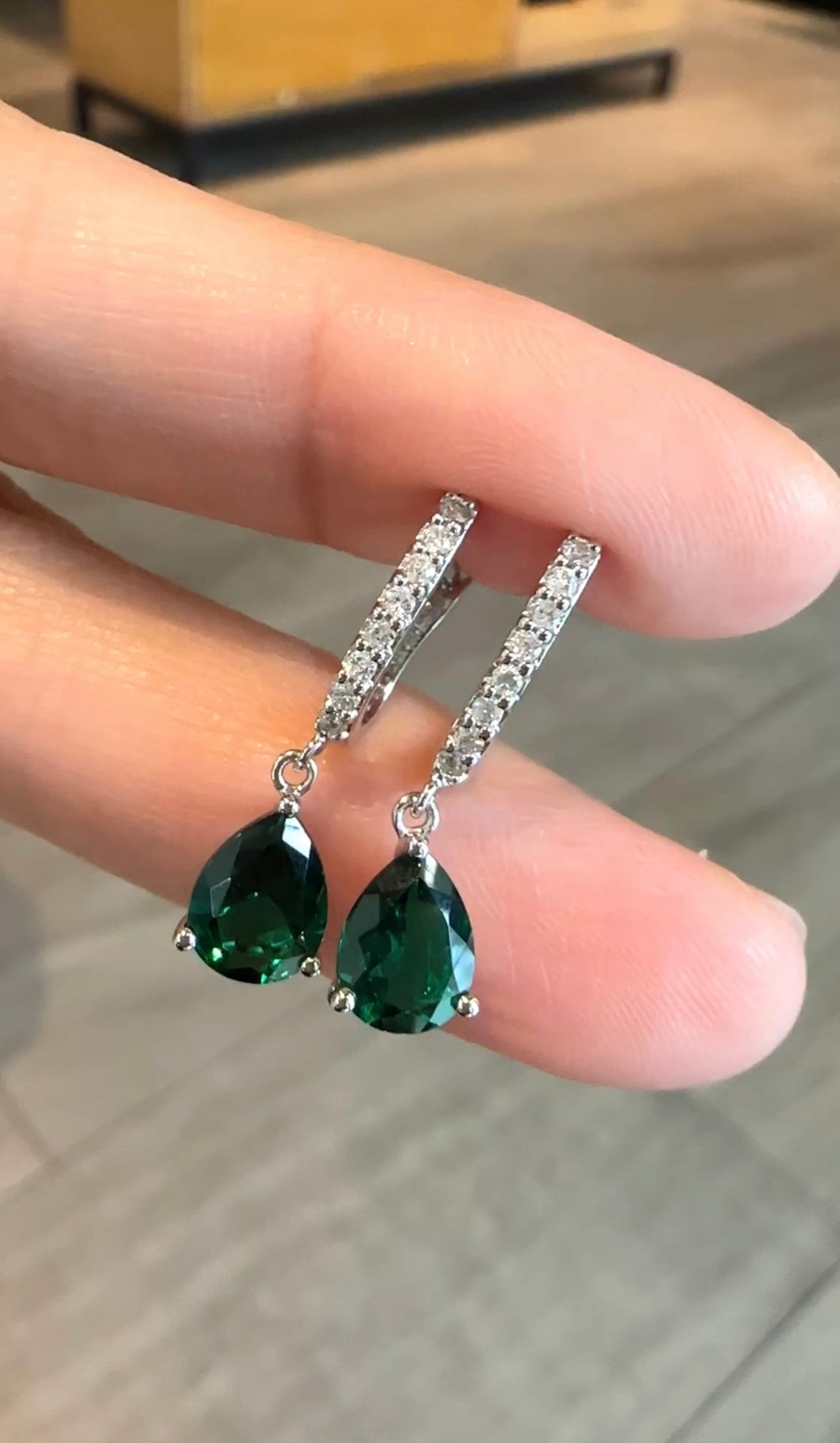 Leilani Emerald Earrings
