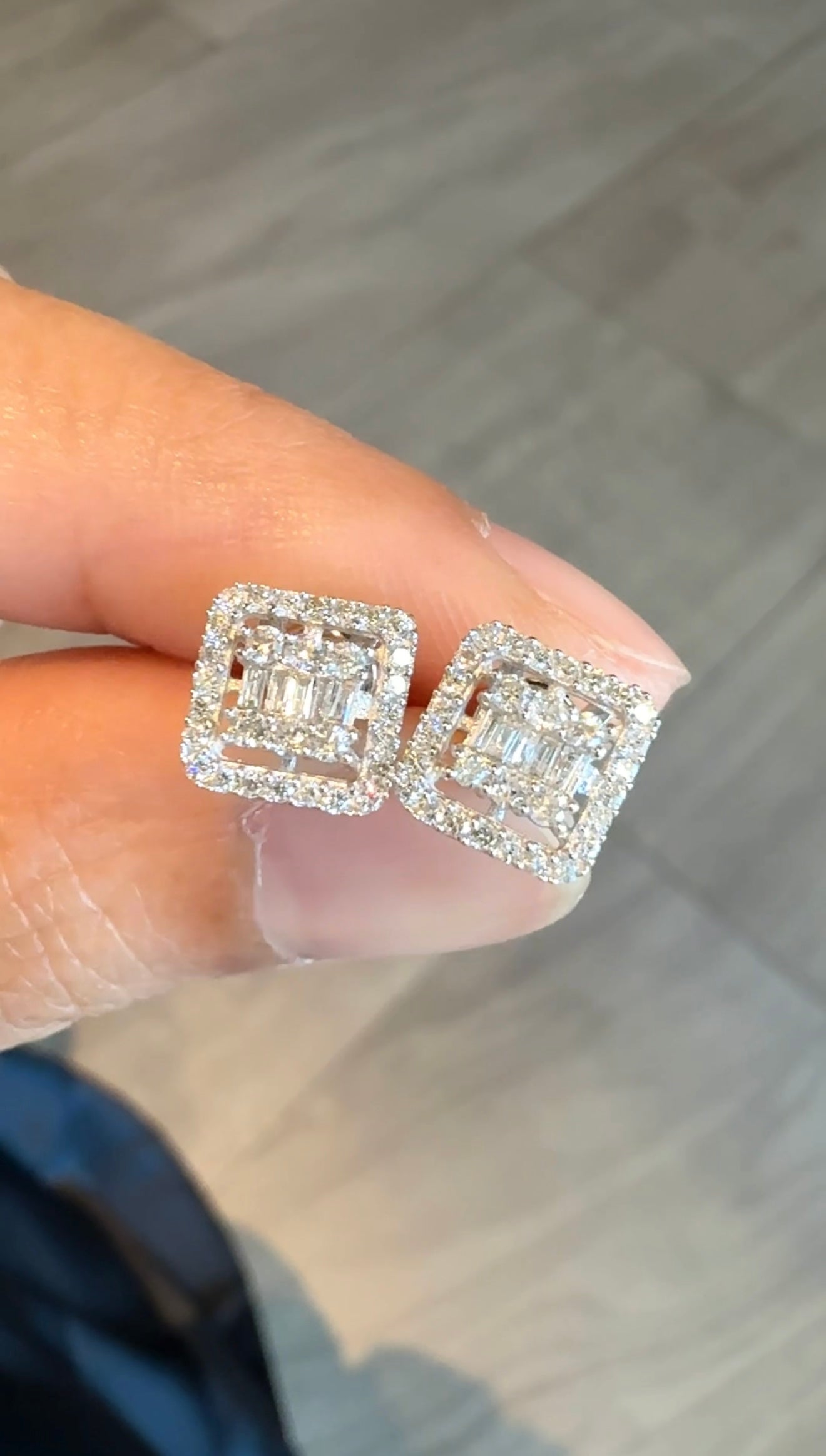 Sasha Square Earrings