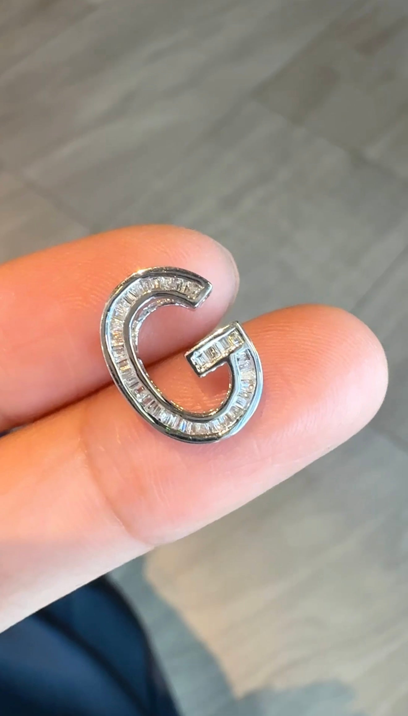 Letty G Diamond Pendant