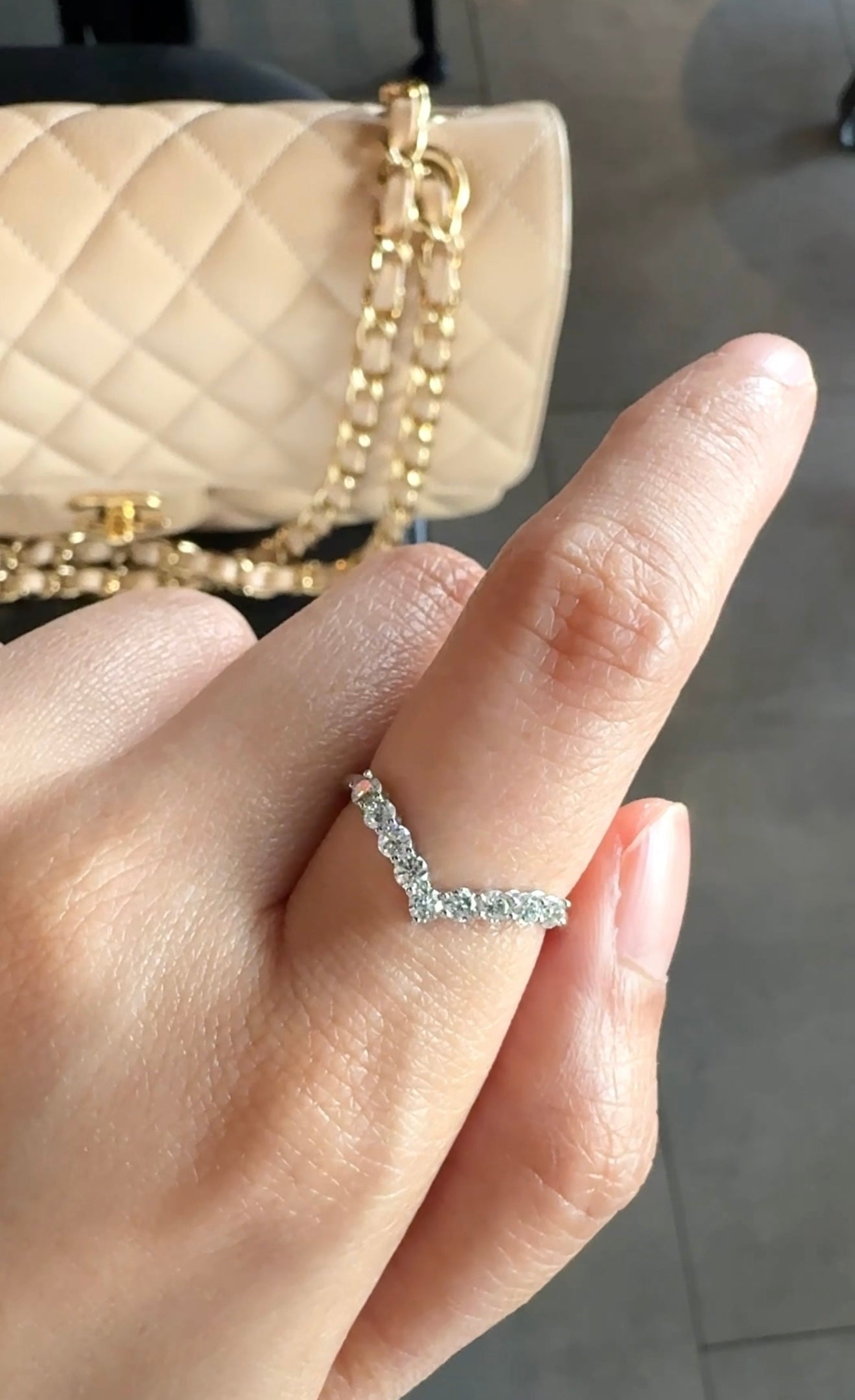 Val V Diamond Ring