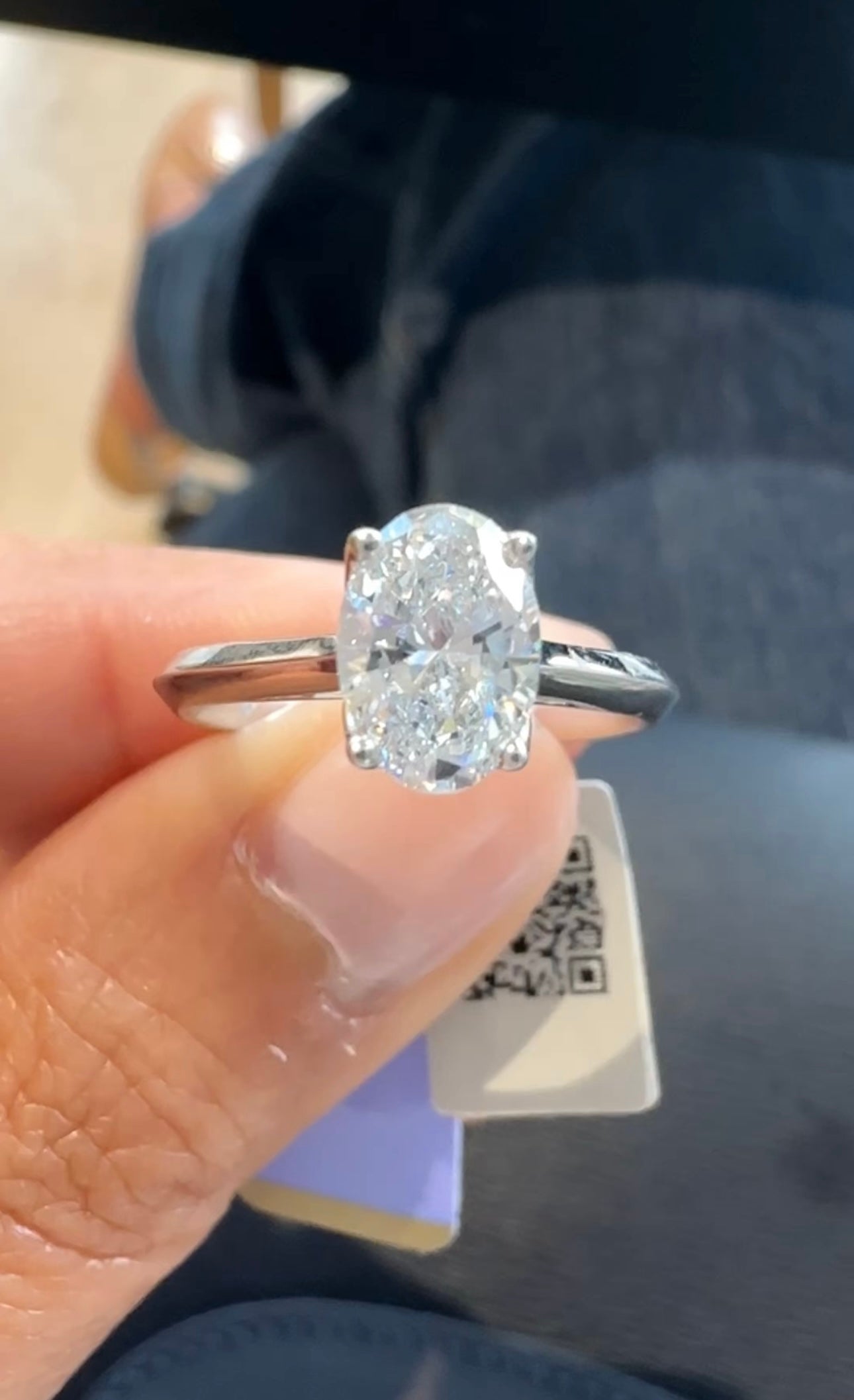 Tara Oval Diamond Ring