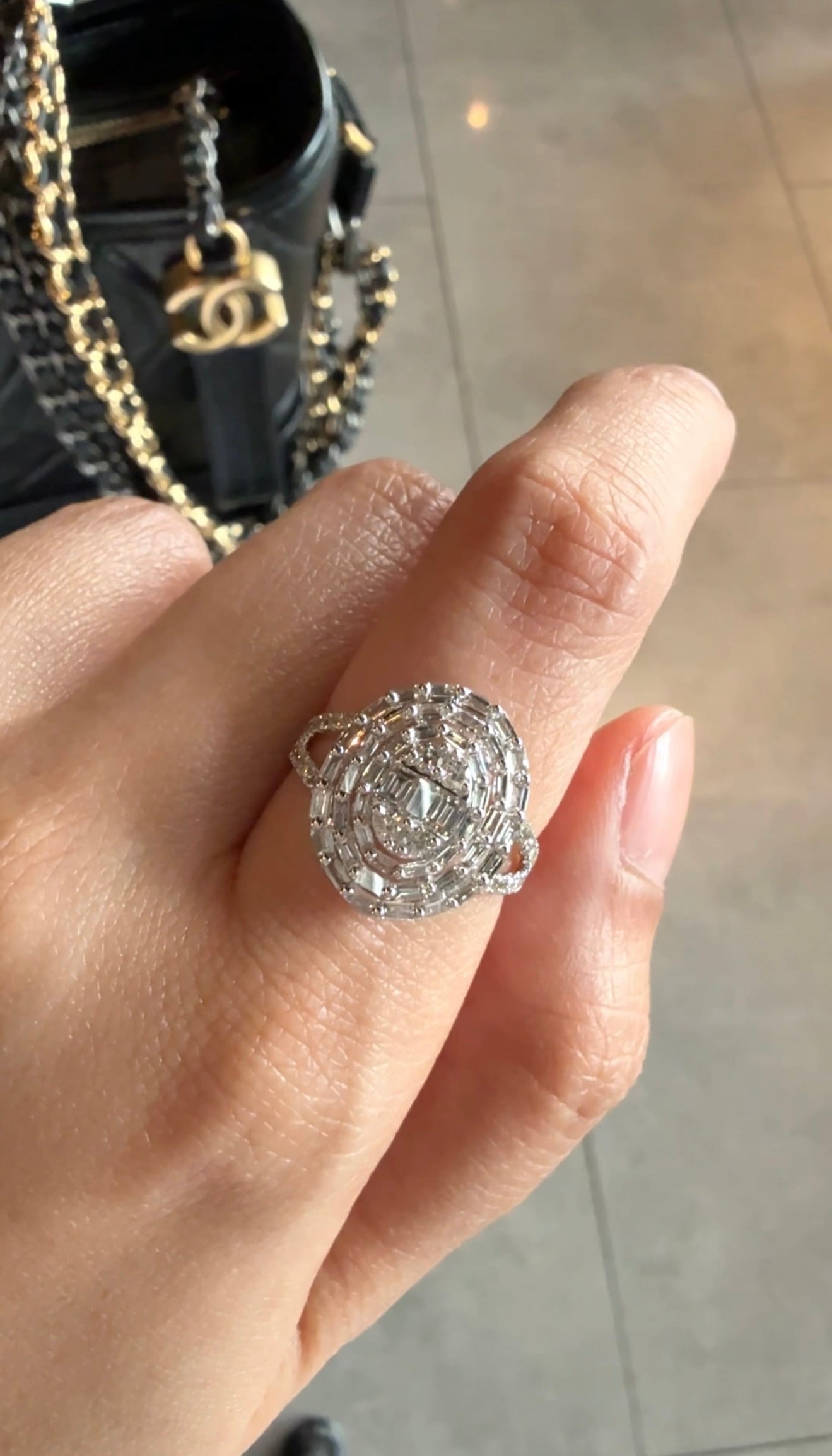 Olive Oval Ring