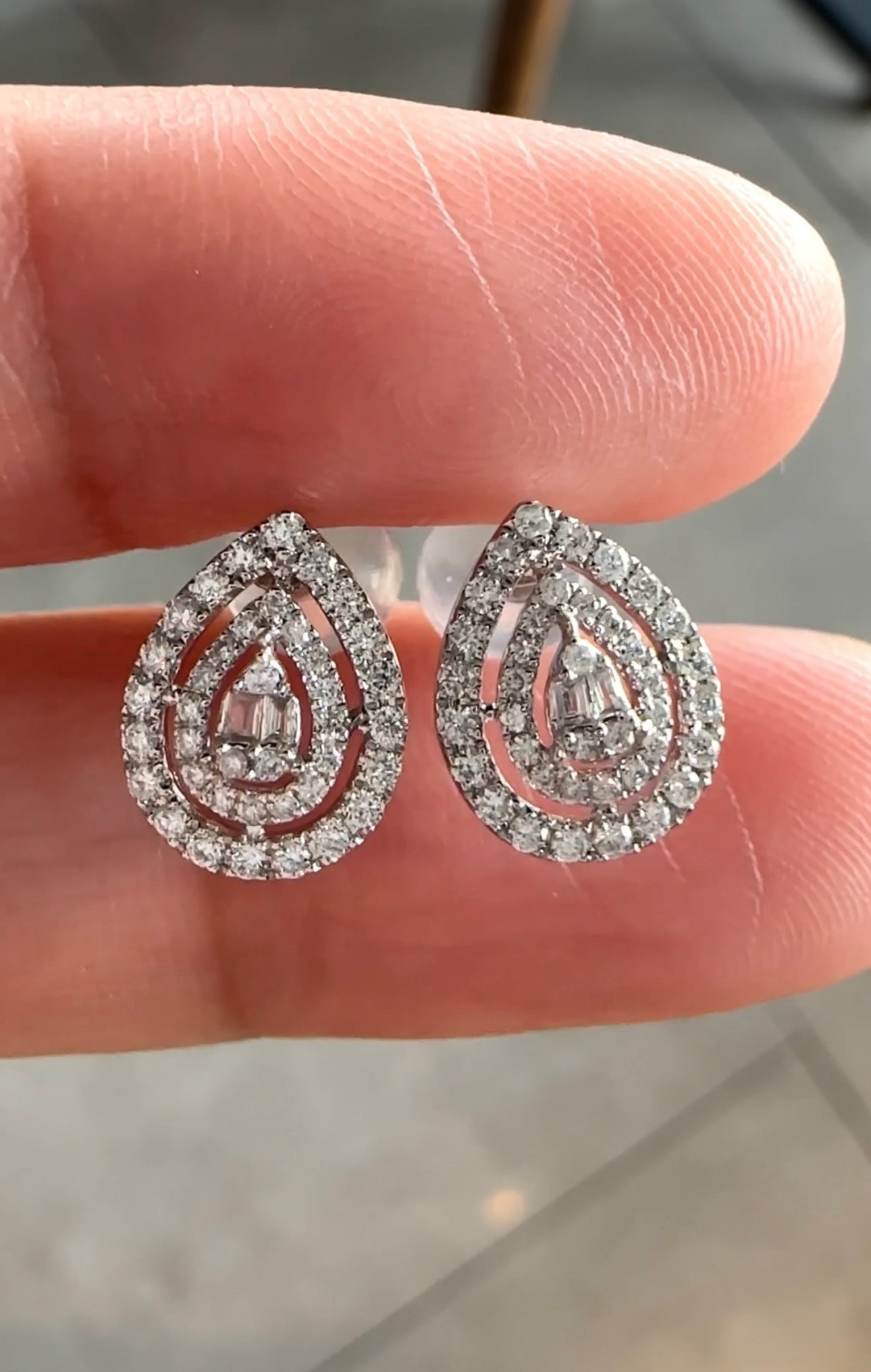 Paris Pear Earrings