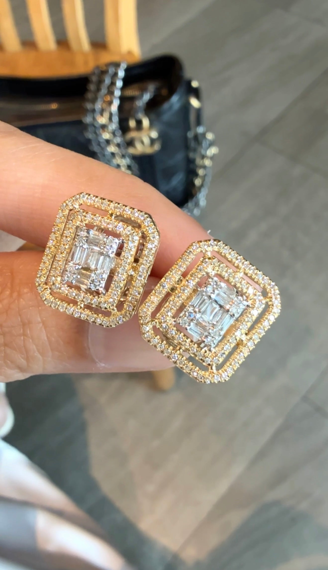 Ezra Diamond Earrings