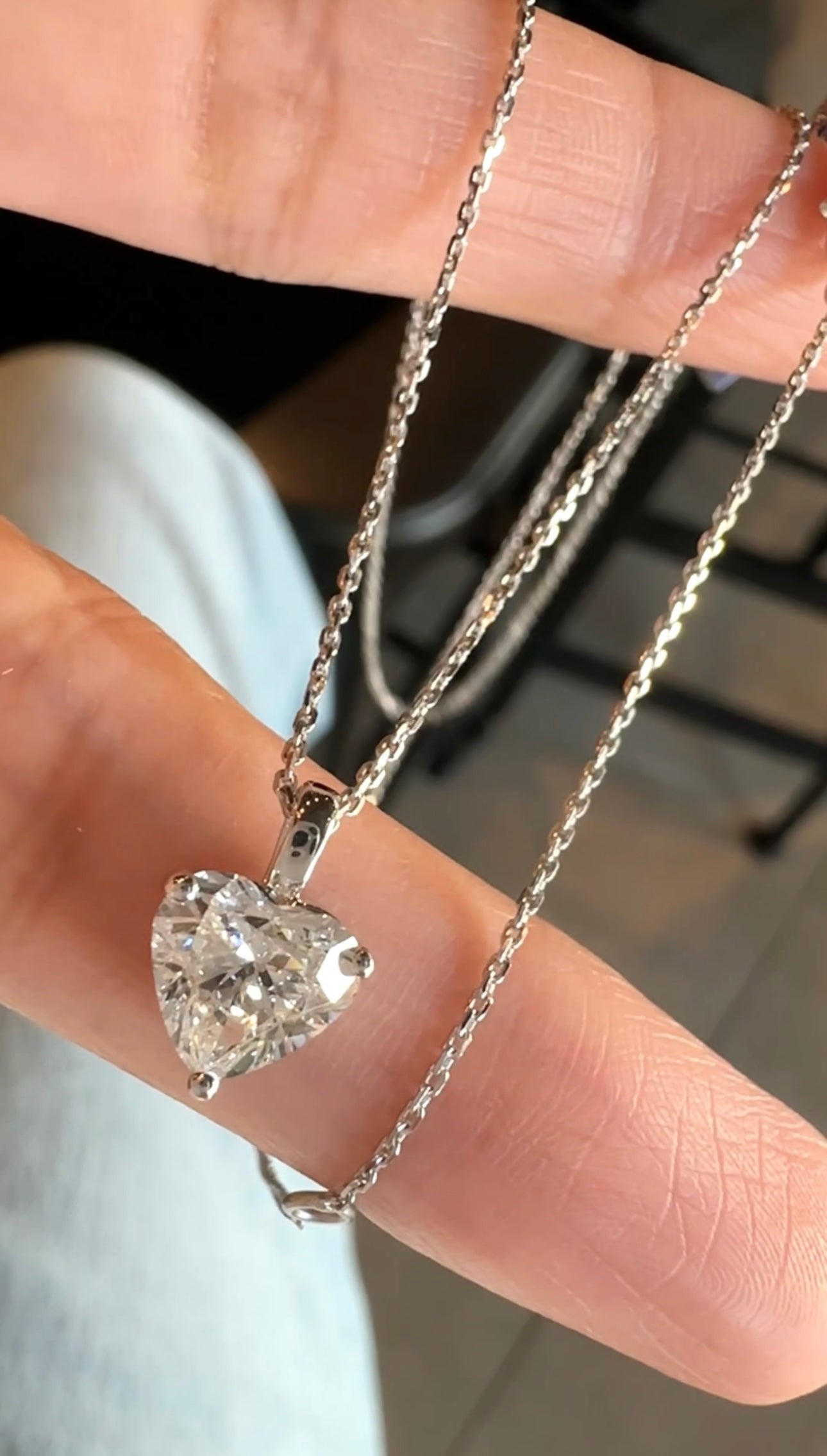 Kimmy Heart Dia Necklace