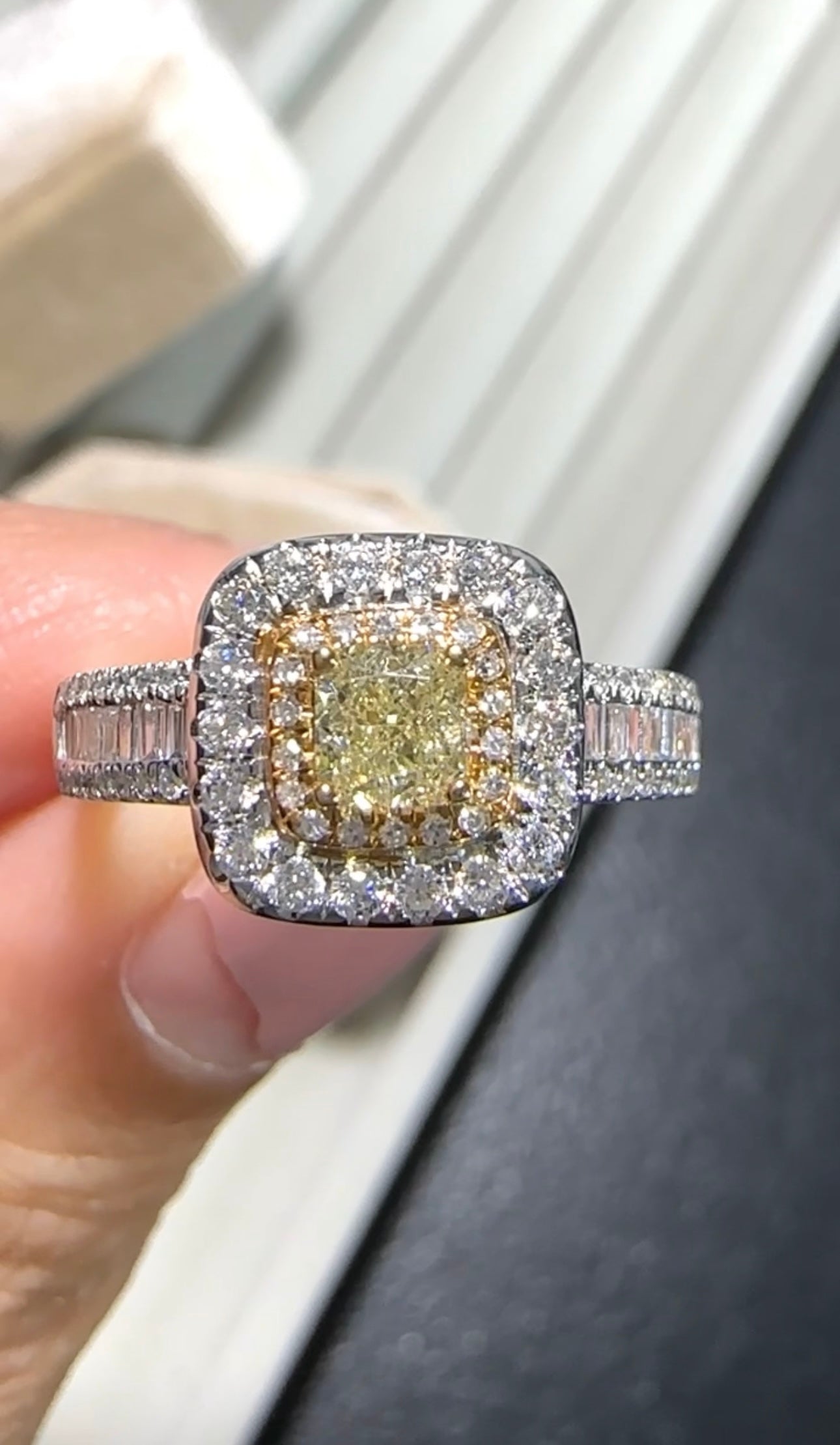 Yani Yellow Diamond Ring