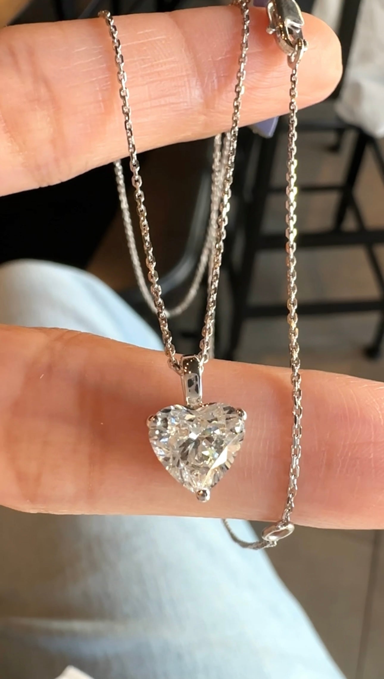 Kimmy Heart Dia Necklace