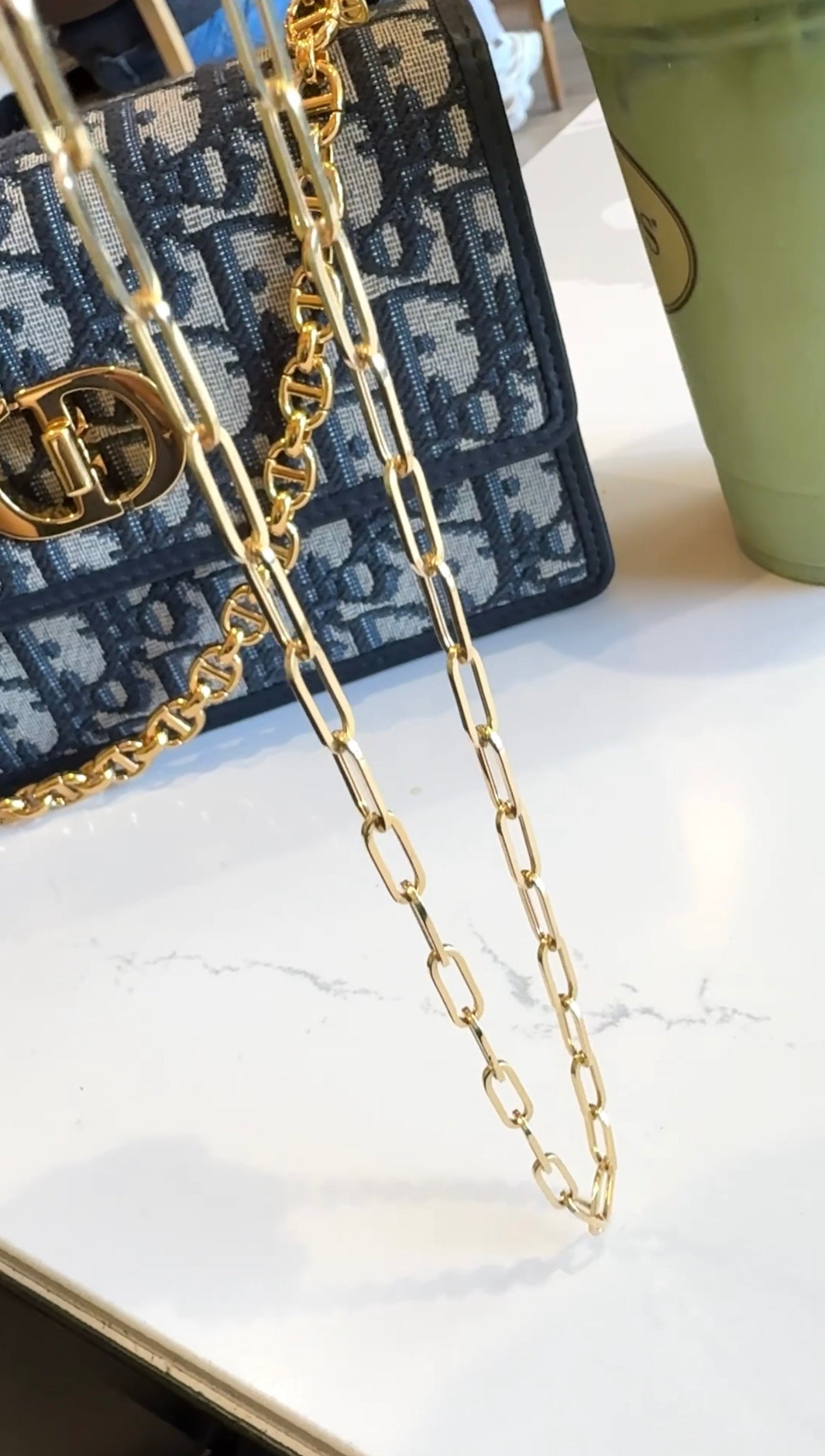 Zuri Paper Clip Necklace