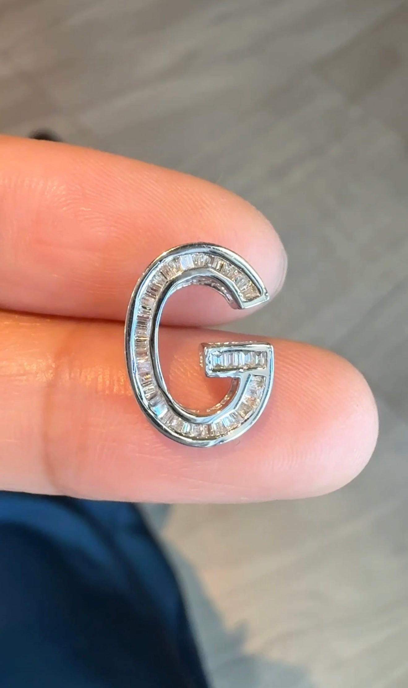 Letty G Diamond Pendant