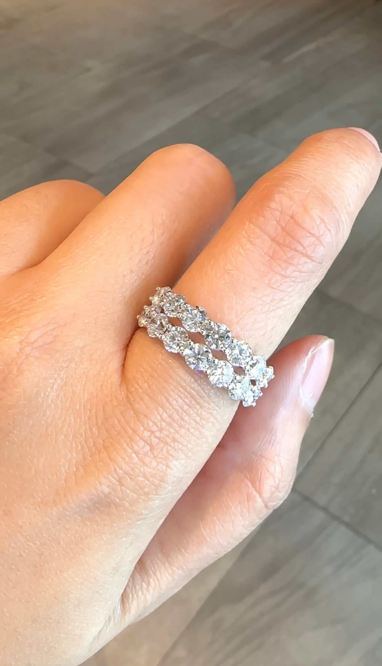Sarah Half Eternity Ring