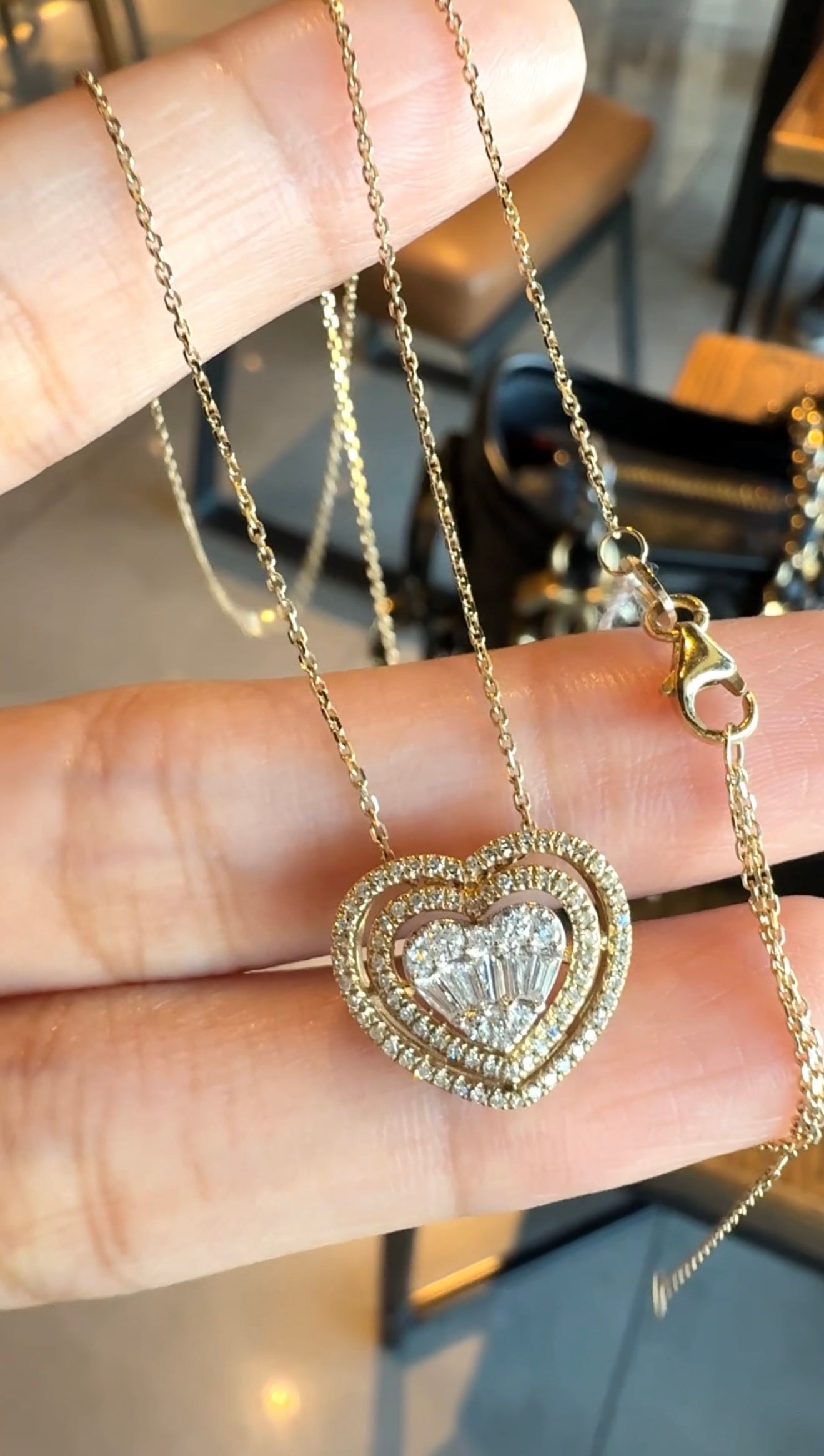 Clea Heart Necklace