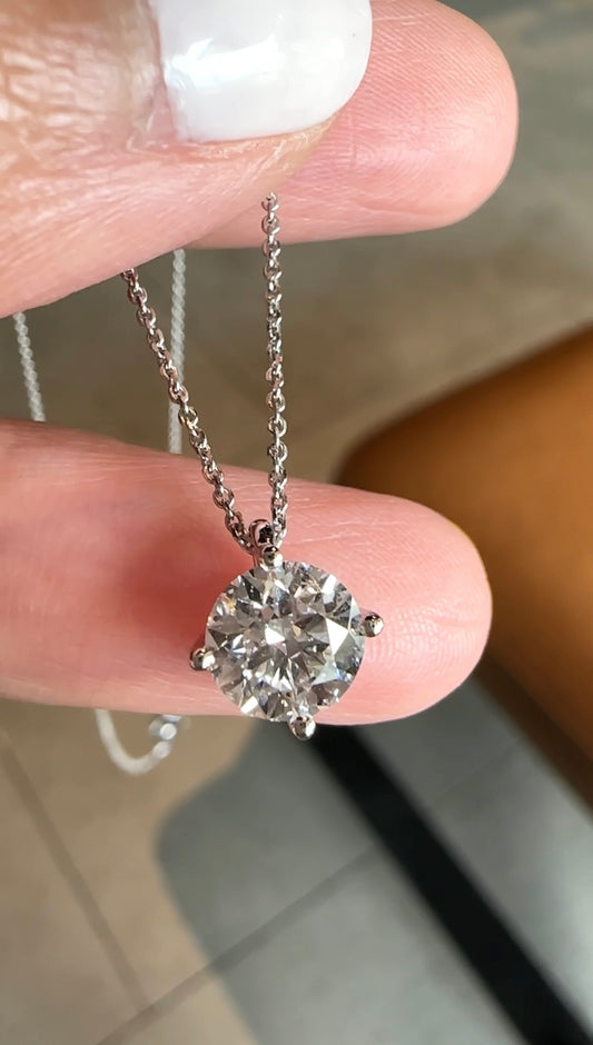 Eli Solitaire Necklace