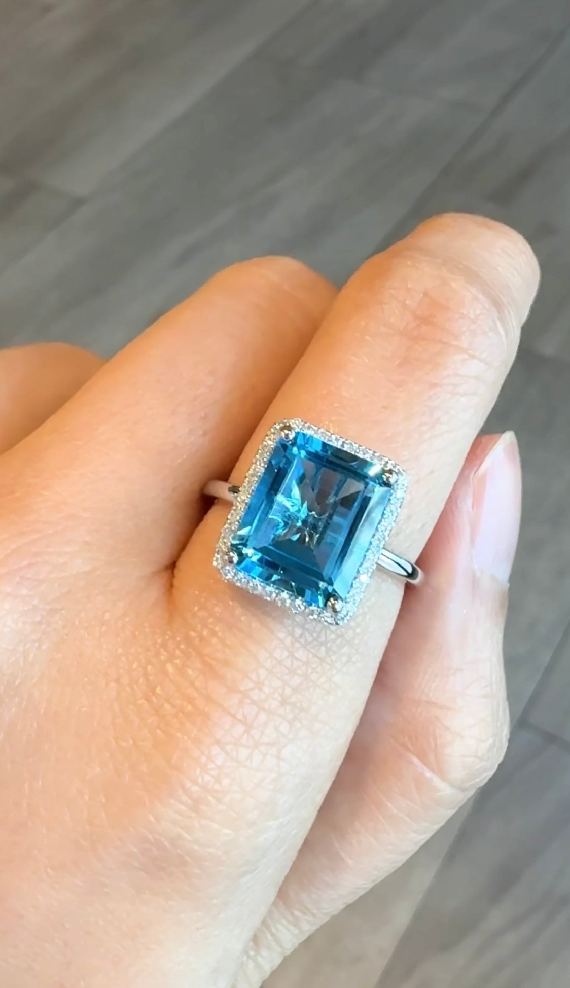 Taylor Blue Topaz Ring