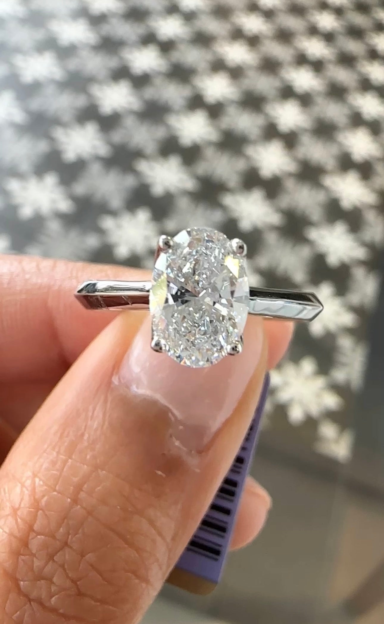 Tara Oval Diamond Ring