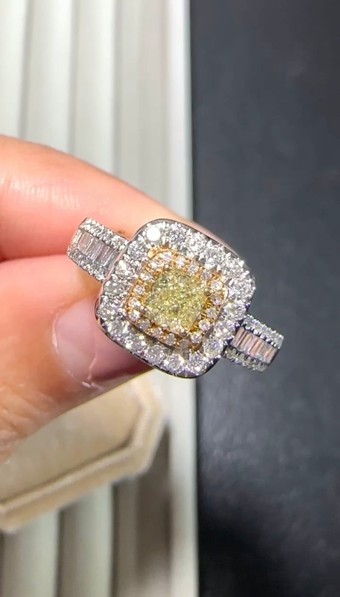 Yani Yellow Diamond Ring