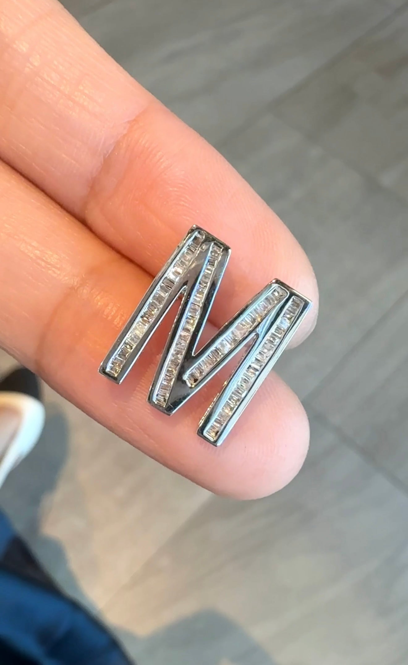 Letty M Diamond Pendant