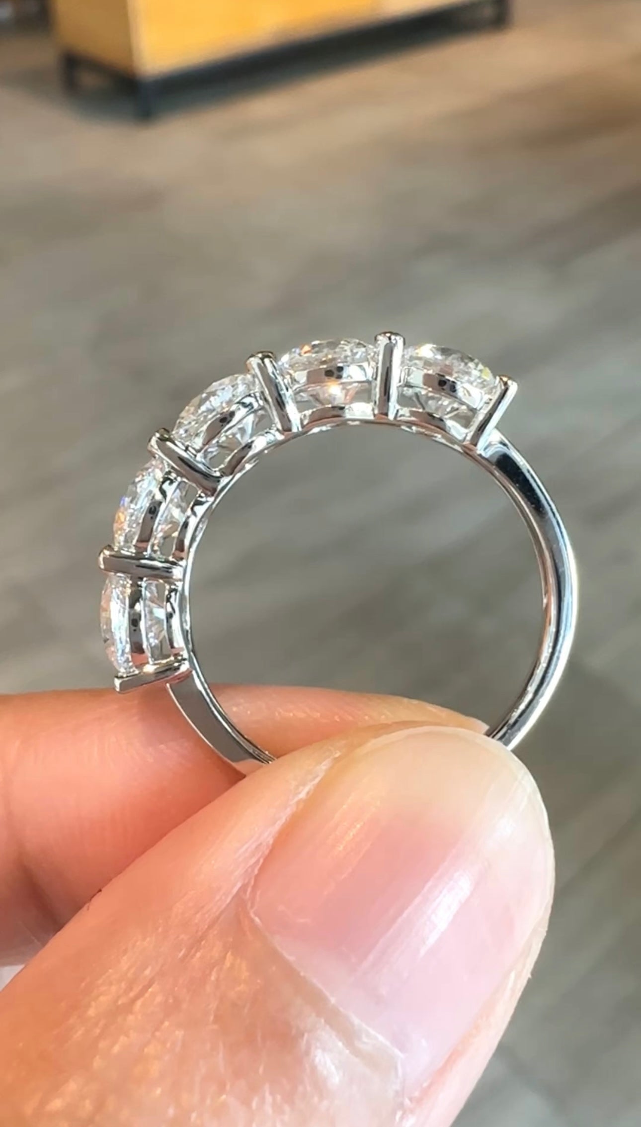 Bea Half Eternity Ring