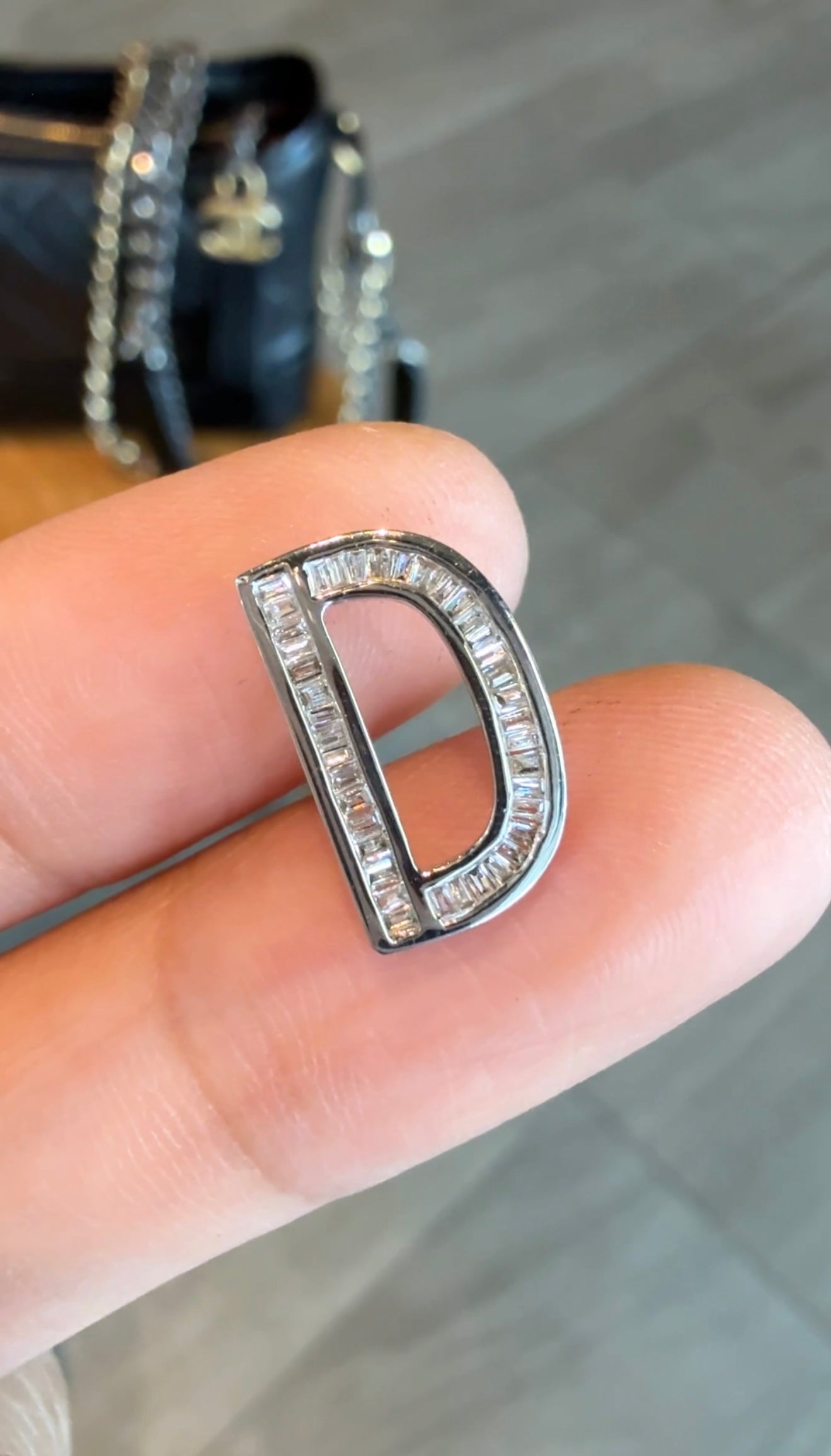 Letty D Diamond Pendant