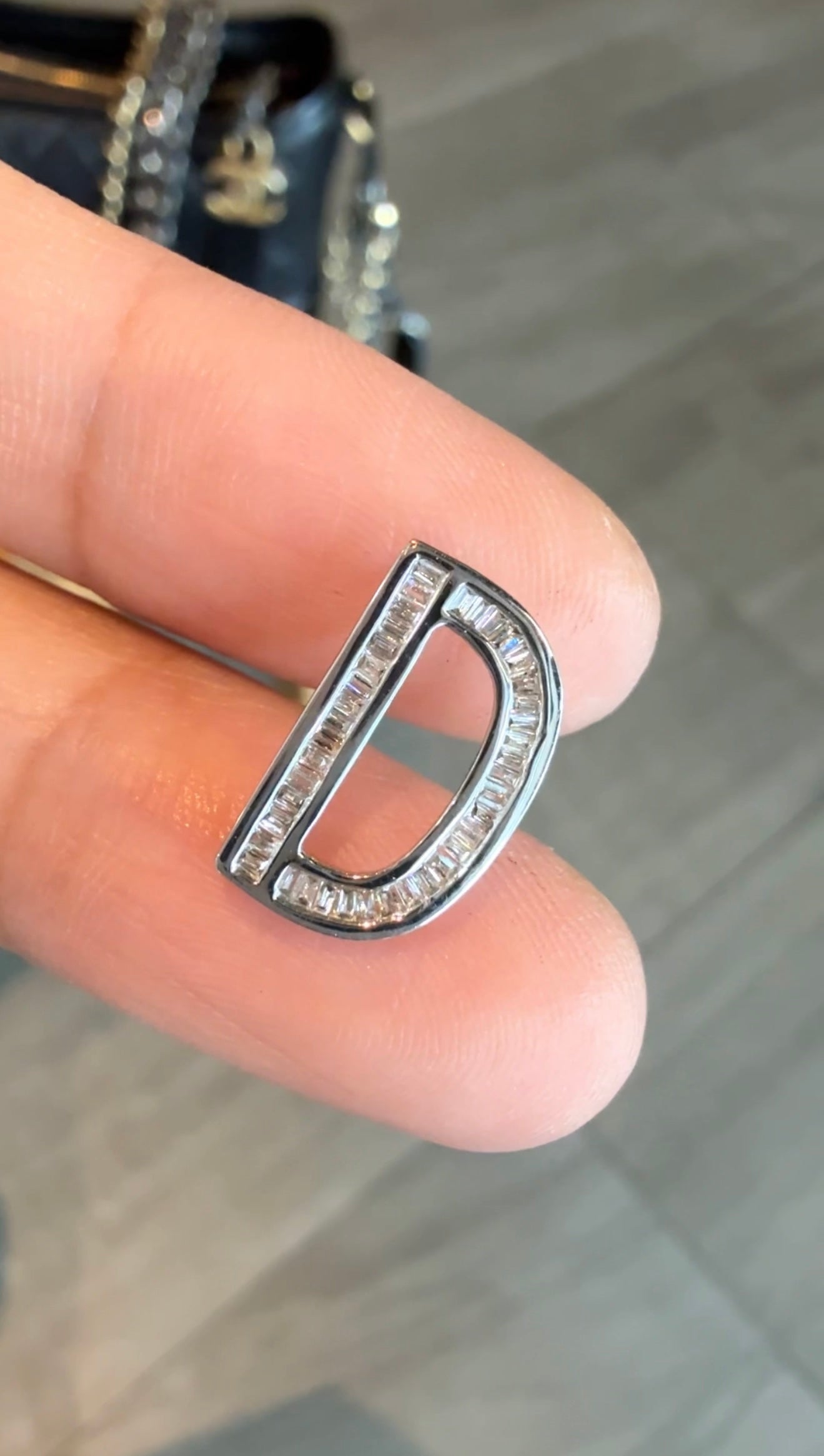 Letty D Diamond Pendant