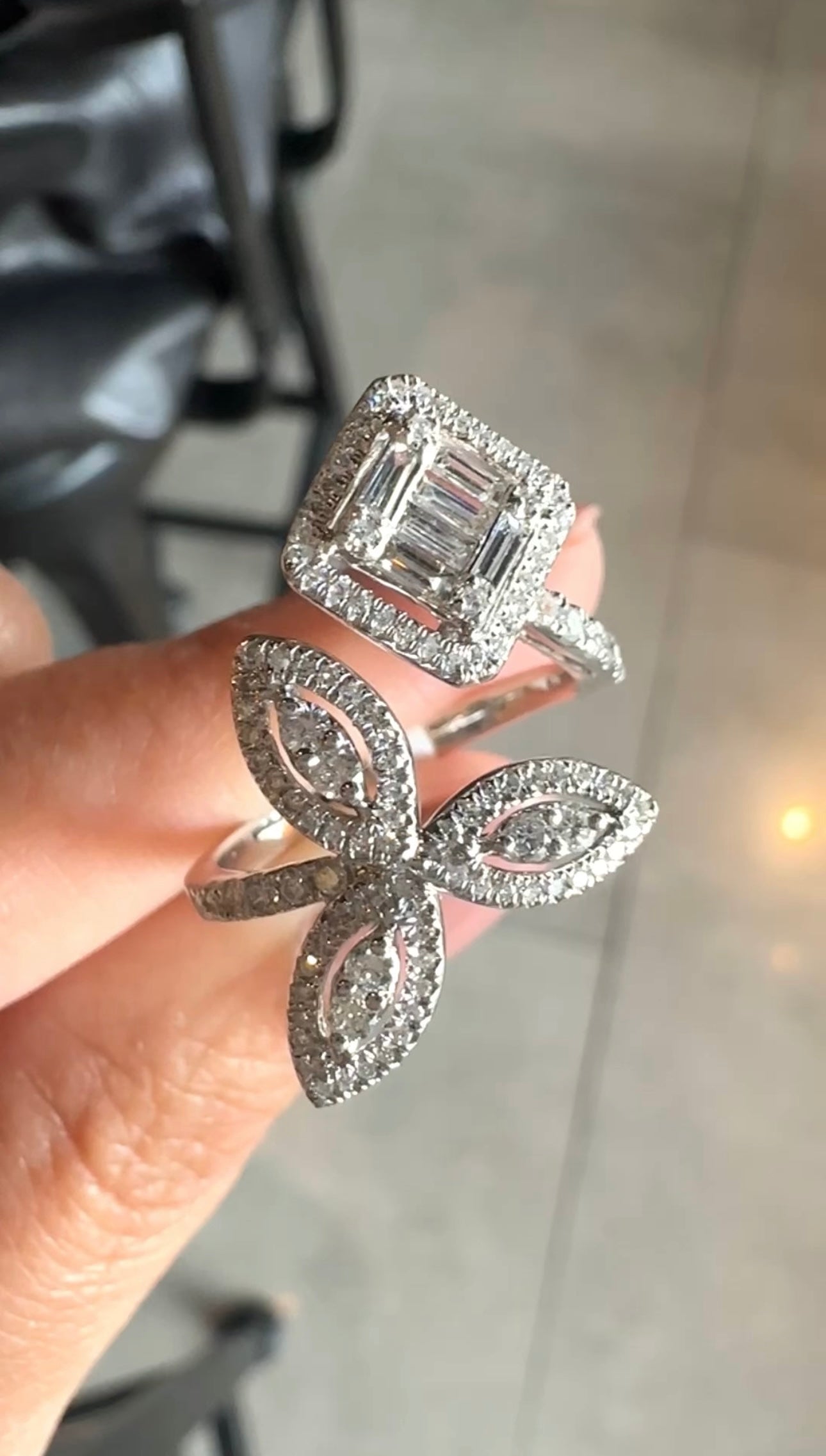 Cleo Triple Leaf Ring