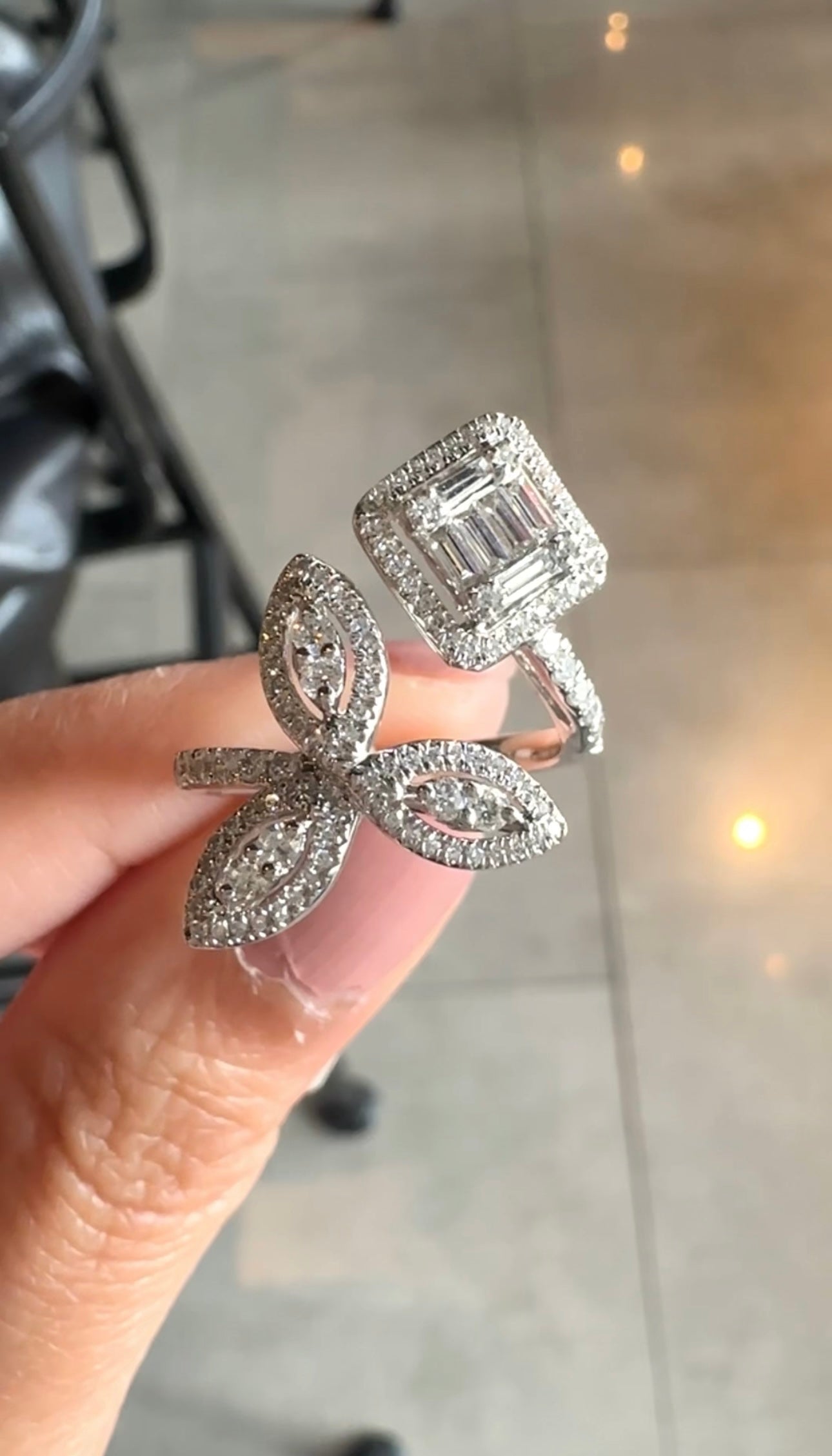 Cleo Triple Leaf Ring