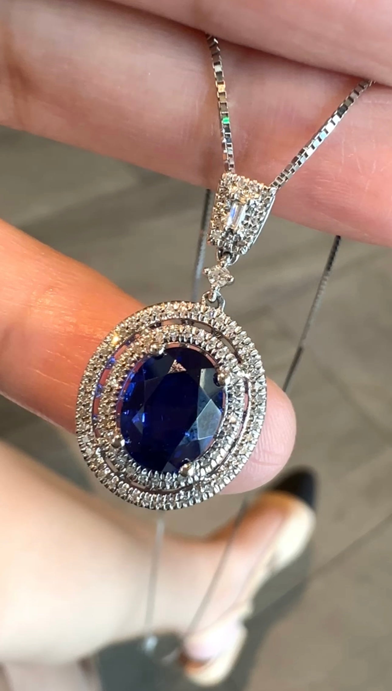 FAYE Blue Sapphire Necklace
