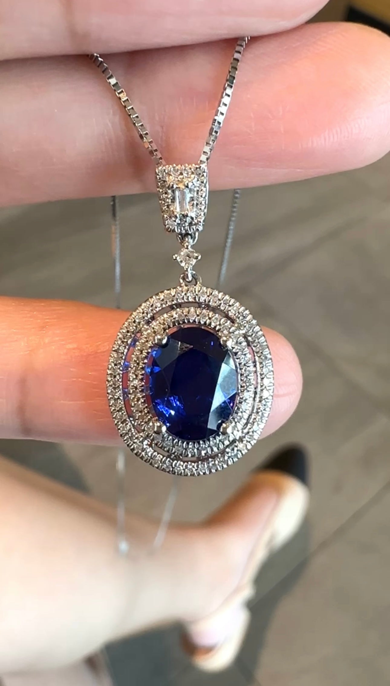 FAYE Blue Sapphire Necklace