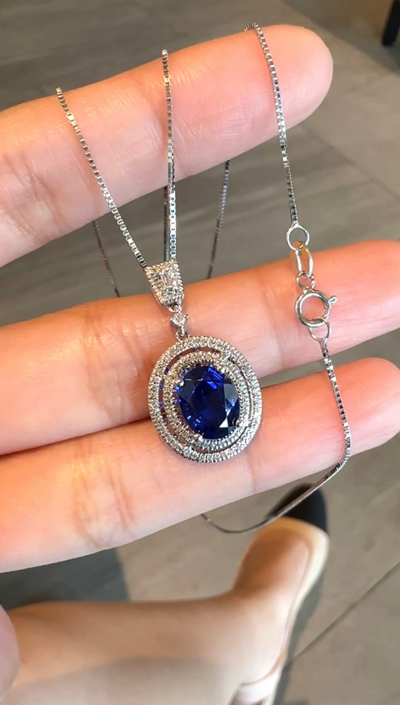FAYE Blue Sapphire Necklace