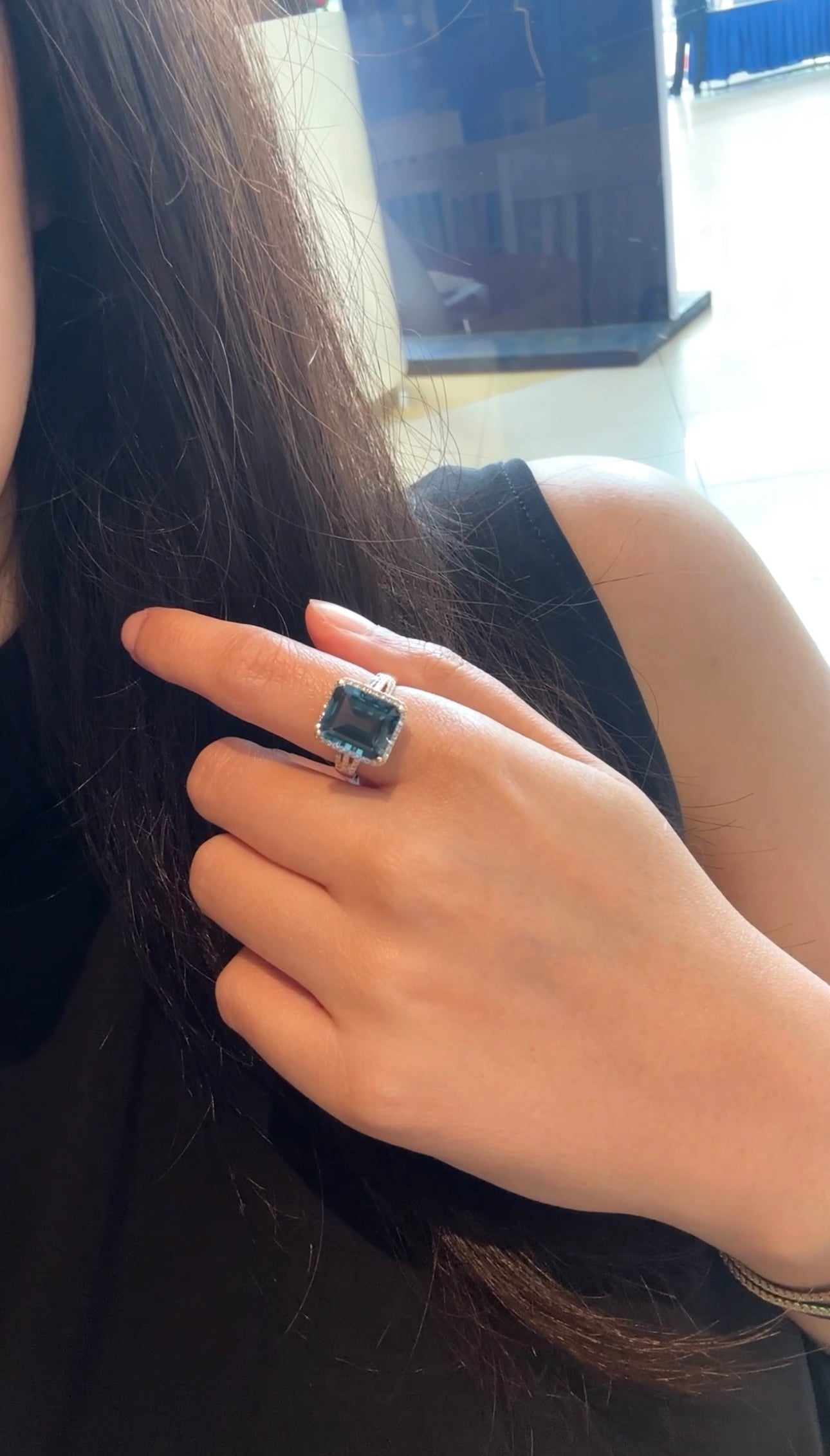 London Blue Topaz Ring