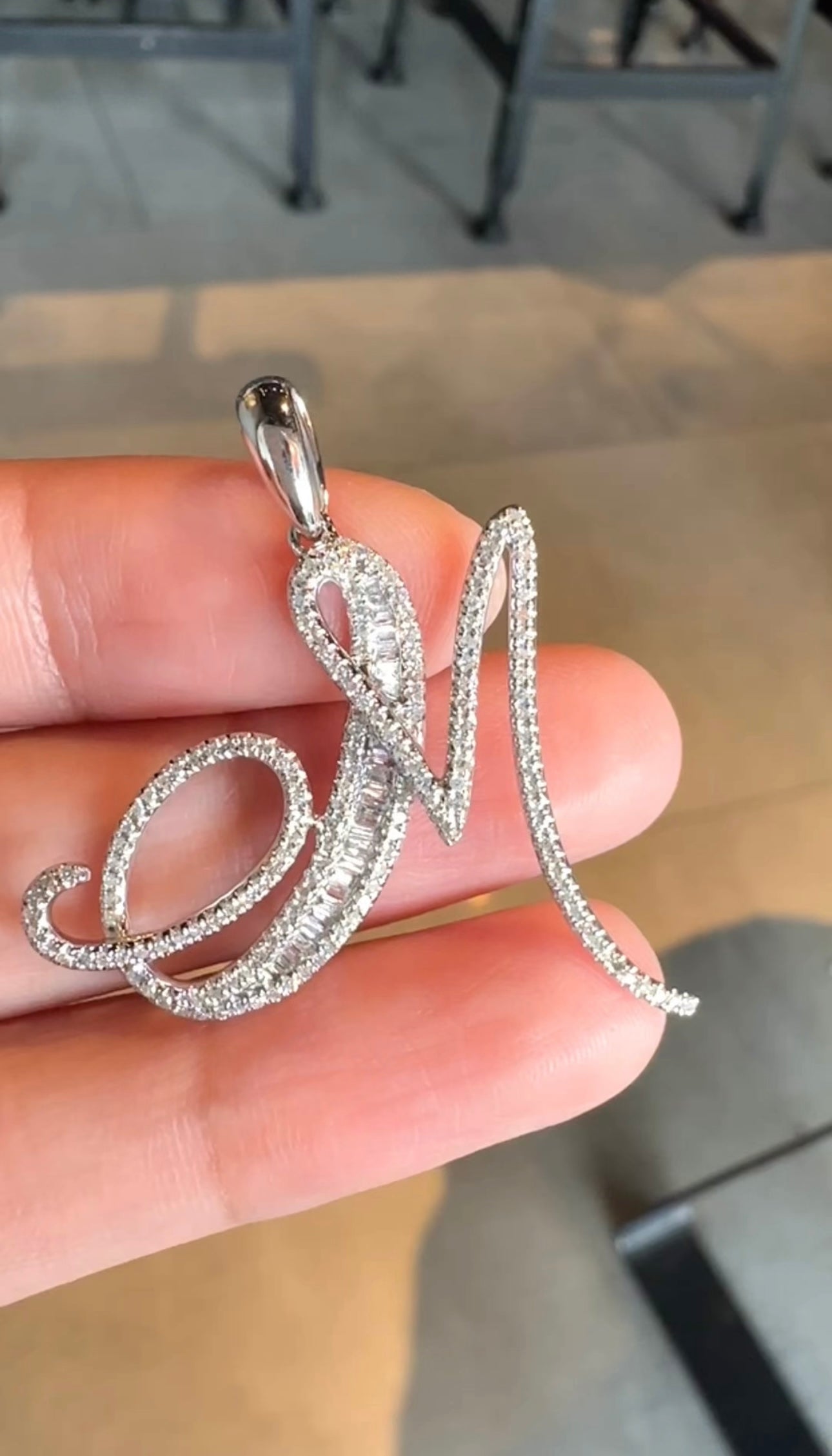 MARGARET Initial M Pendant