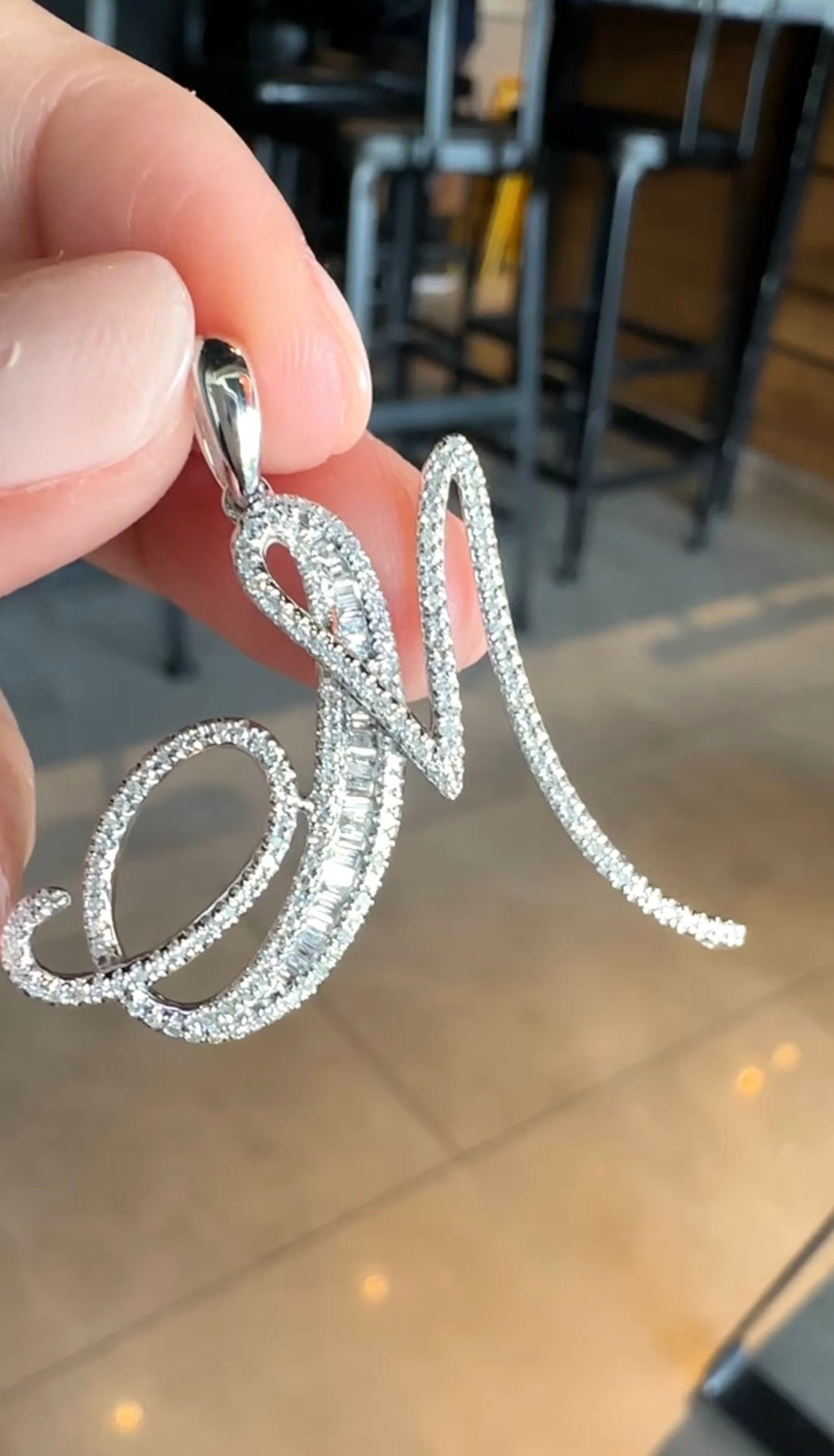 MARGARET Initial M Pendant